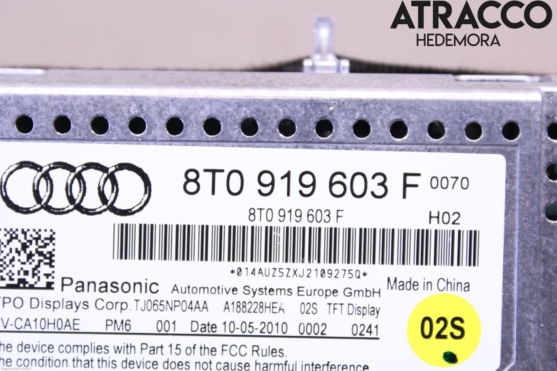 Audi A4/S4 08-11 Multifunktionsdisplay