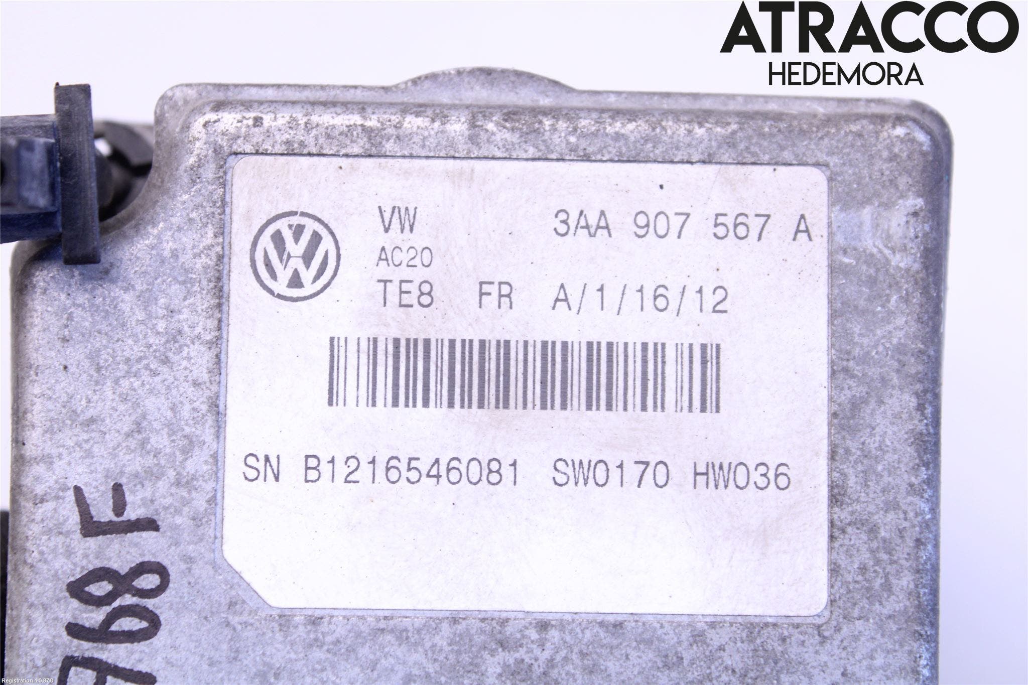 Volkswagen VW PASSAT CC 08-16 Sensor Adaptiv Farthållare
