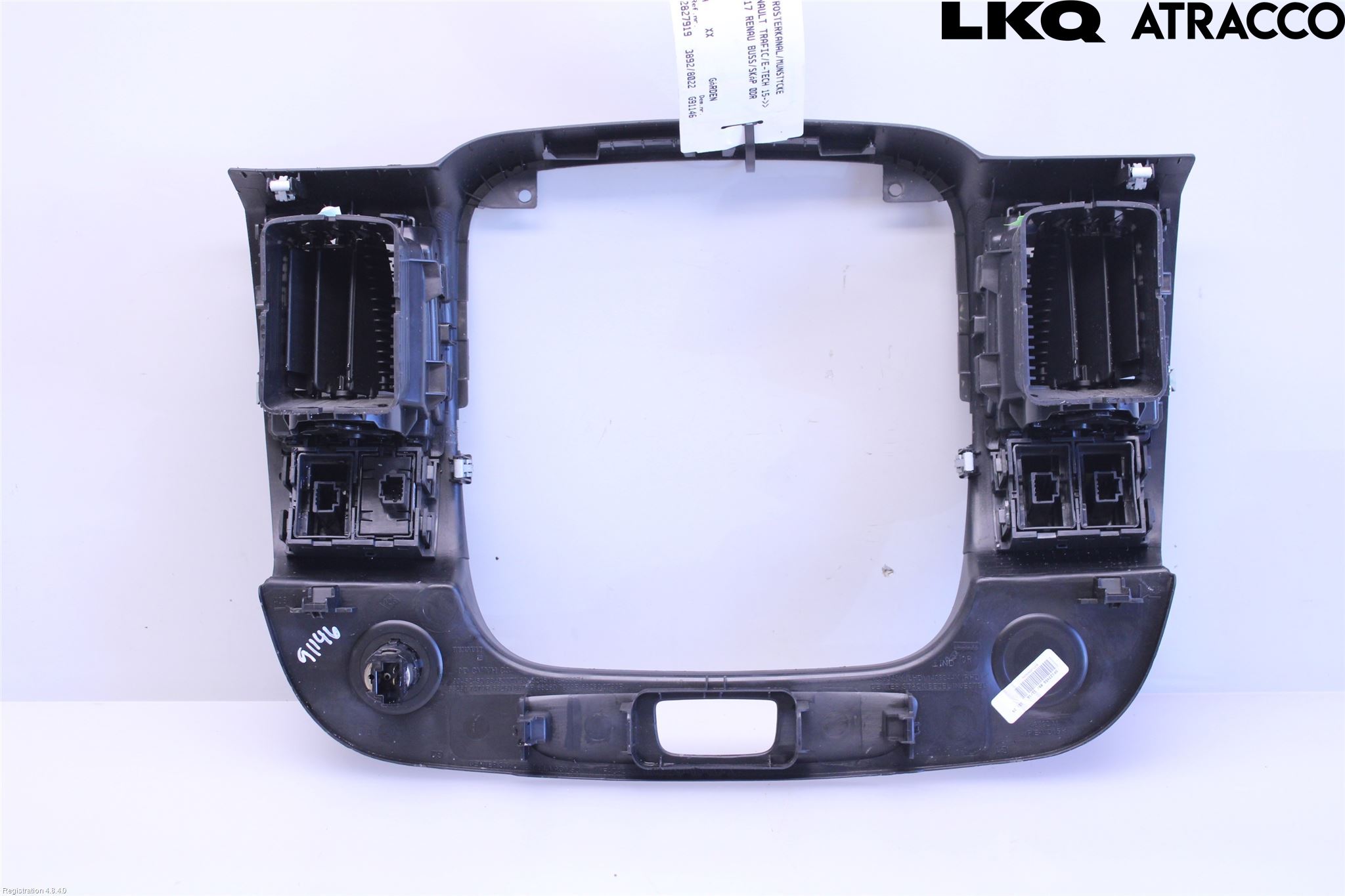 Renault TRAFIC/E-TECH 15- Defrosterkanal-Munstycke