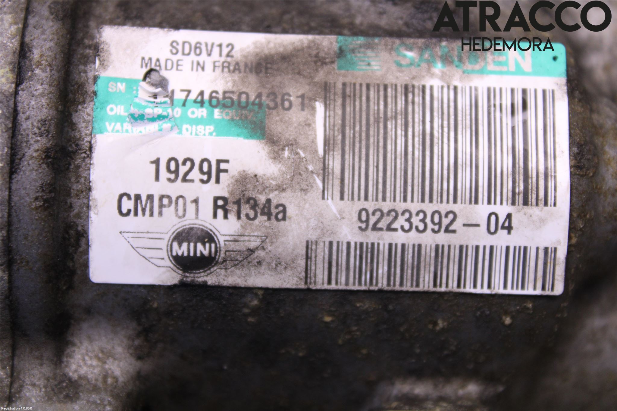 Mini COUPE R56 05-14 Ac Kompressor