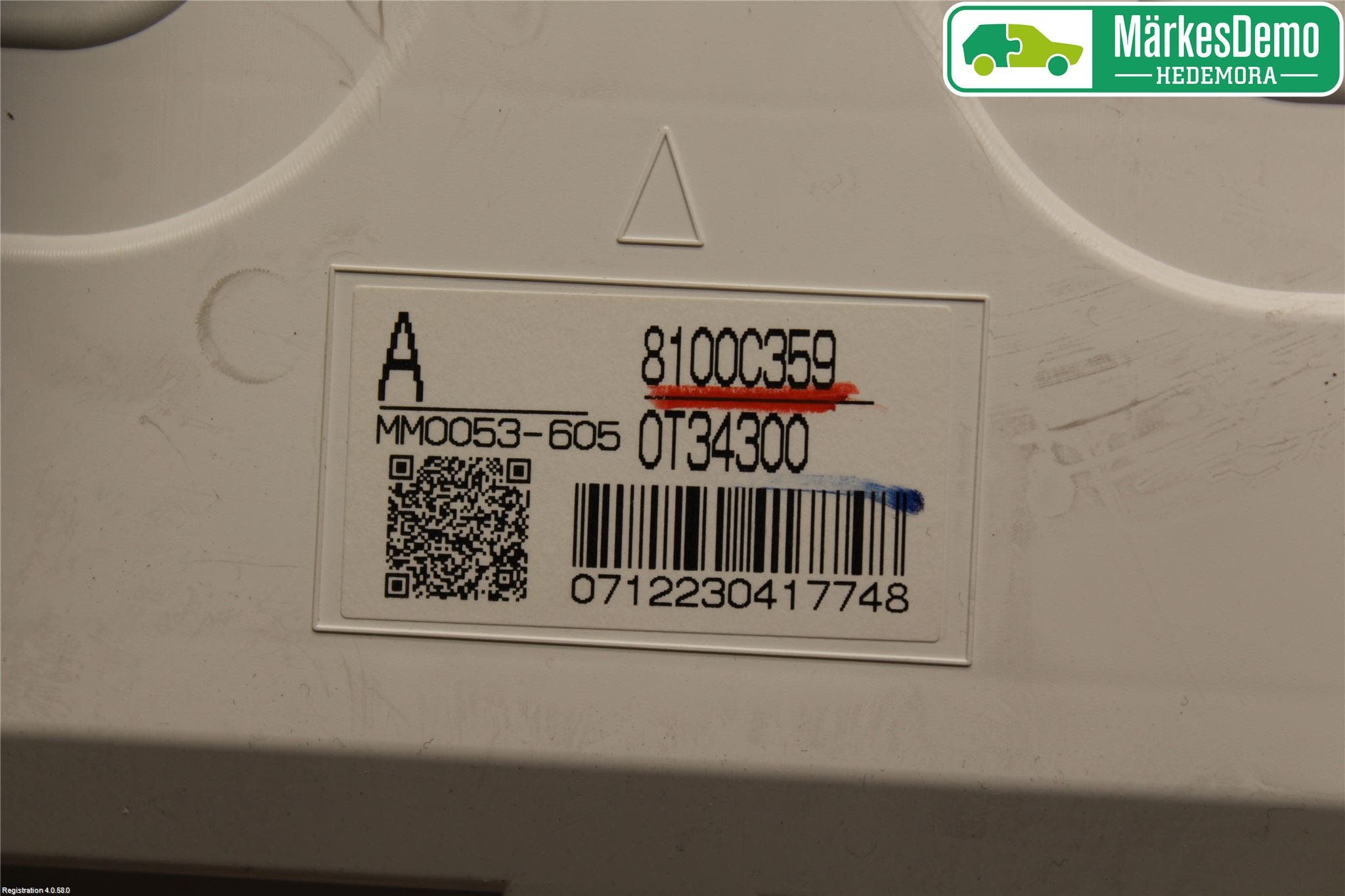 Mitsubishi ASX 10-22 Instrument Komb