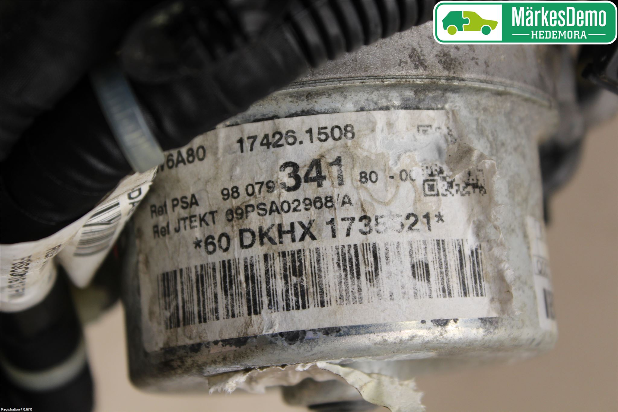 Peugeot PEUGOT 208 16-19 Styrväxel Servo -Snäcka