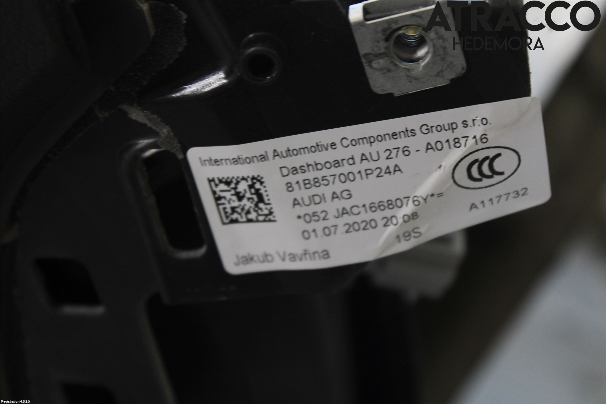 Audi Q2/SQ2 17- Instrumentbräda