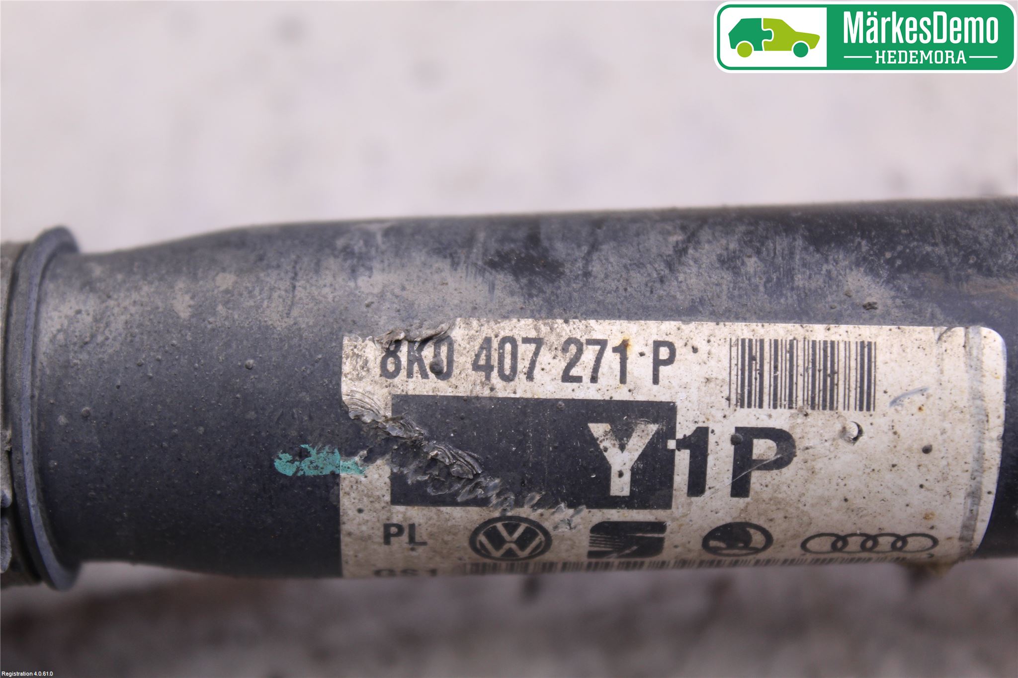 Audi A4/S4 08-11 Drivaxel Fram Vänster