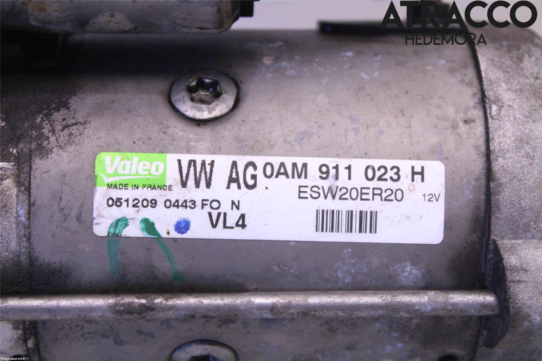 Audi A3/S3 05-13 Startmotor Diesel