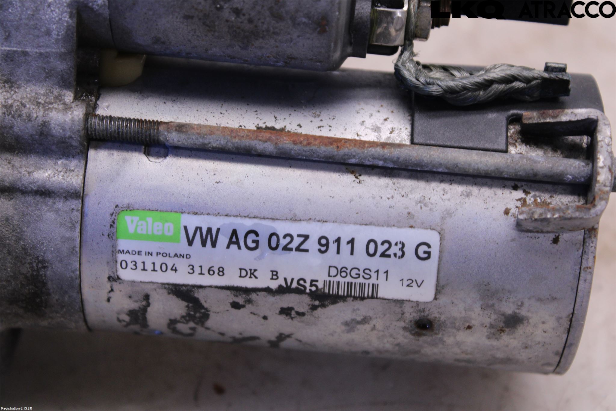 Volkswagen VW PASSAT 05-11 Startmotor