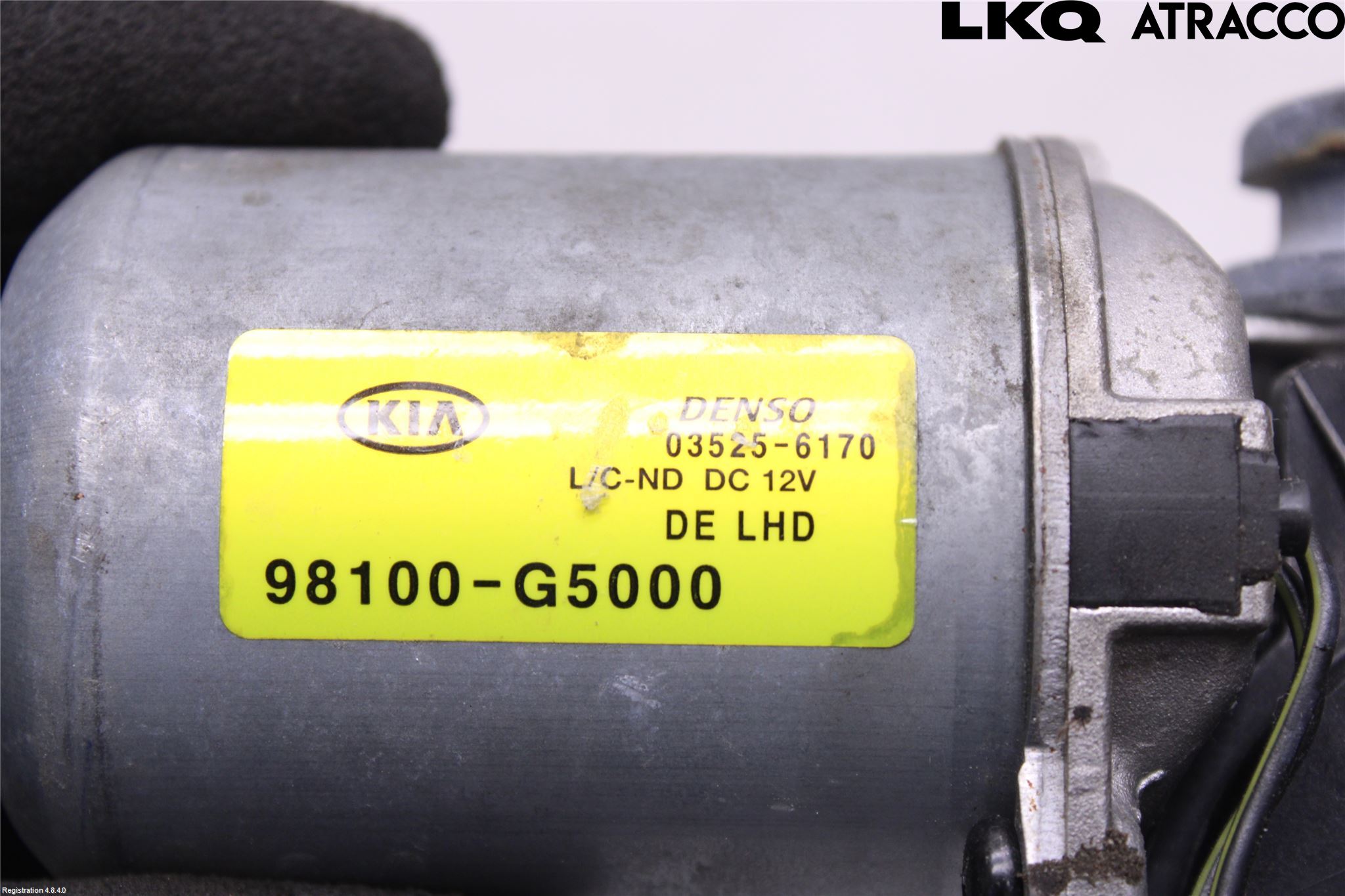 Kia NIRO (DE) 17-22 Torkarmotor Vindruta