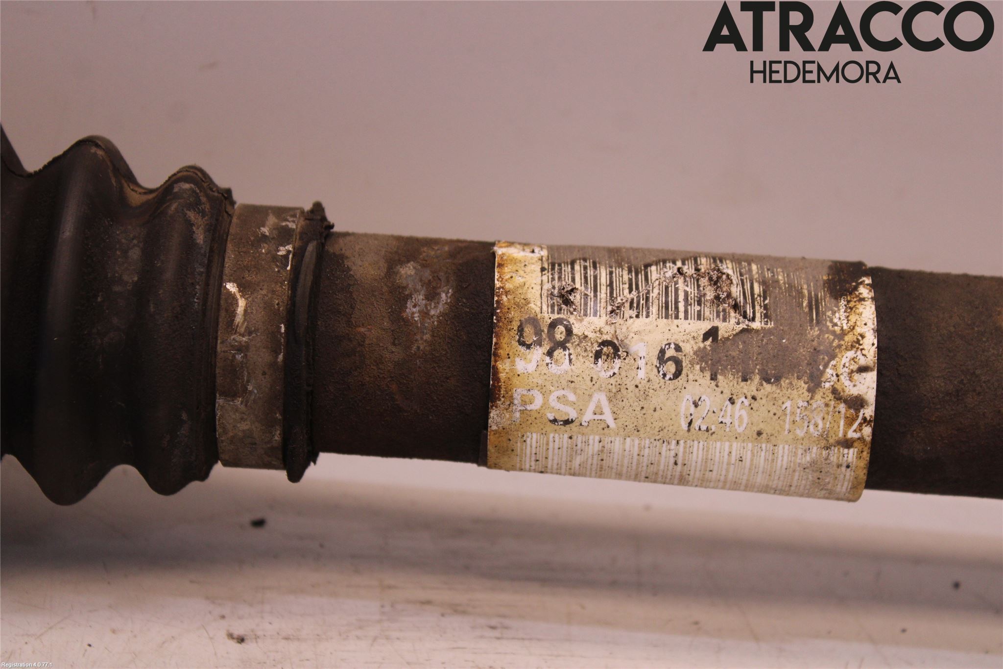 Peugeot 508 11-18 Drivaxel Fram Vänster