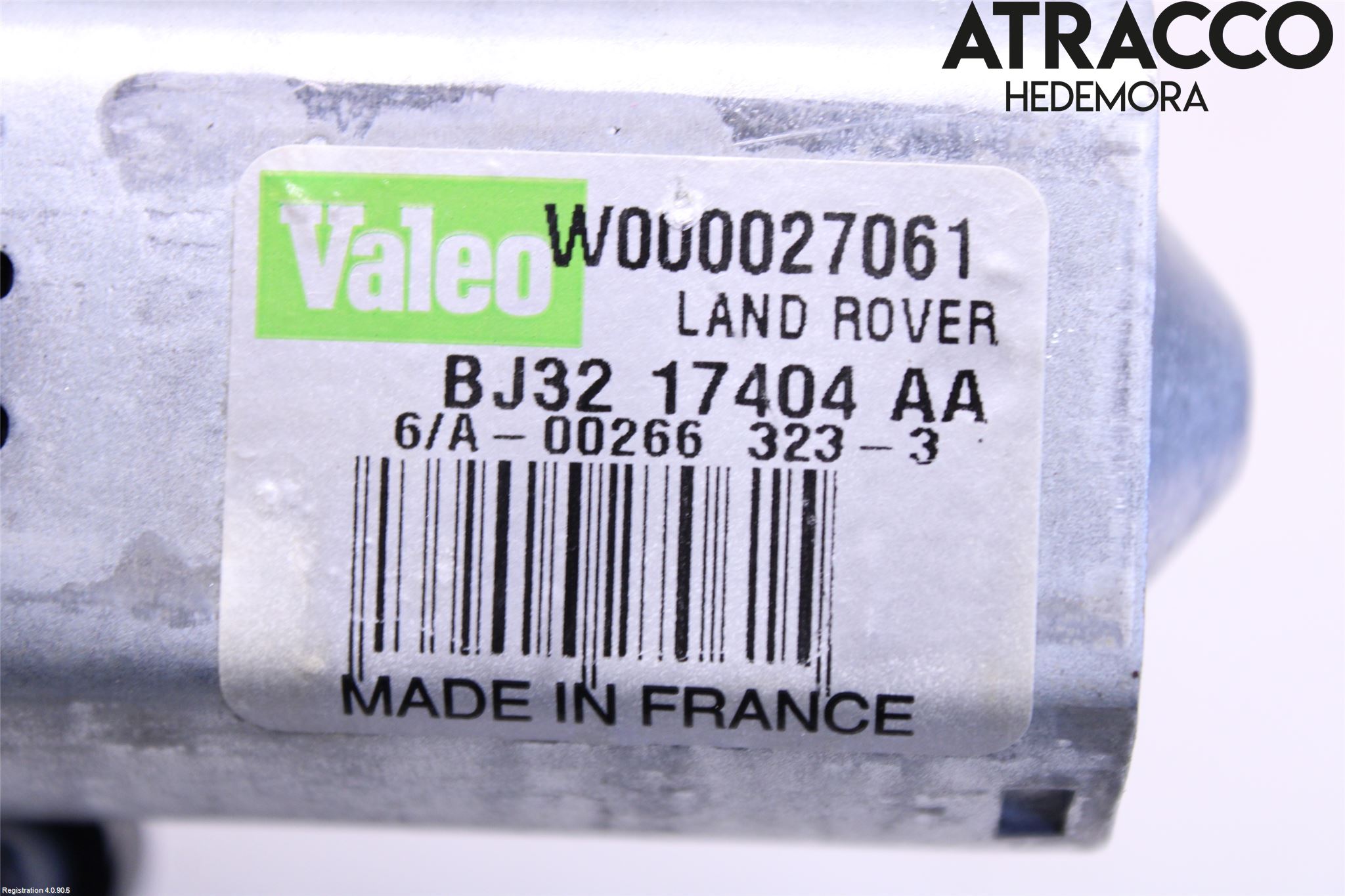 Landrover LAND ROVER RANGE ROVER EVOQUE (L538) 11-18 Torkarmotor Baklucka