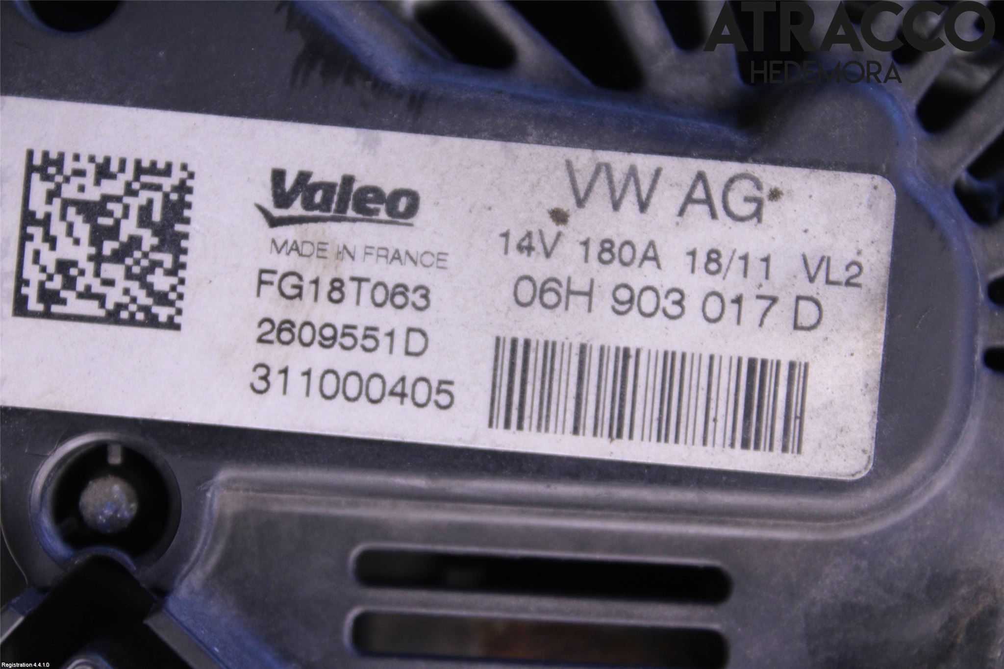 Audi A4/S4 08-11 Generator