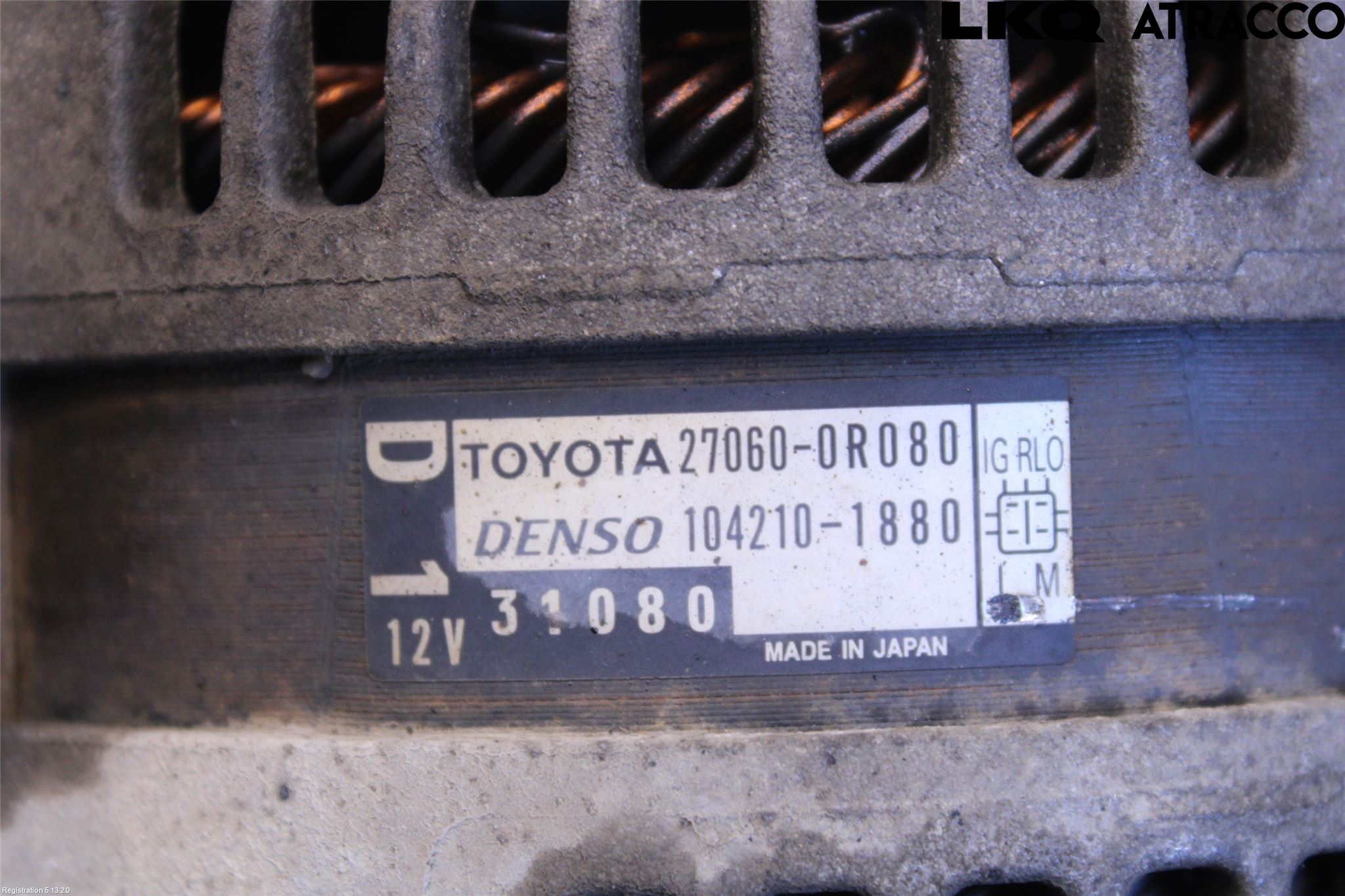 Toyota AVENSIS 09-15 Generator