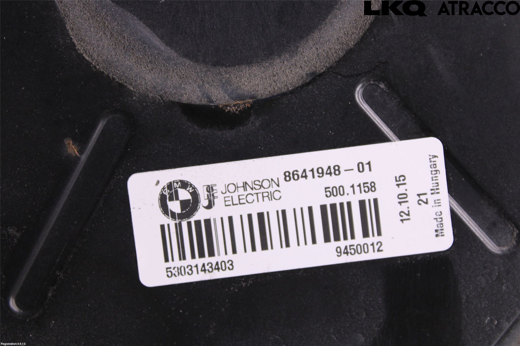 BMW i3 I01 13-22 Kylfläkt El
