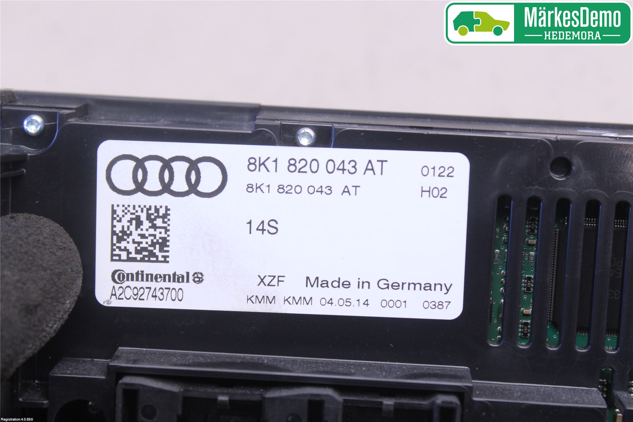 Audi Q5 09-16 Ac Styrenhet Ac Manöveren