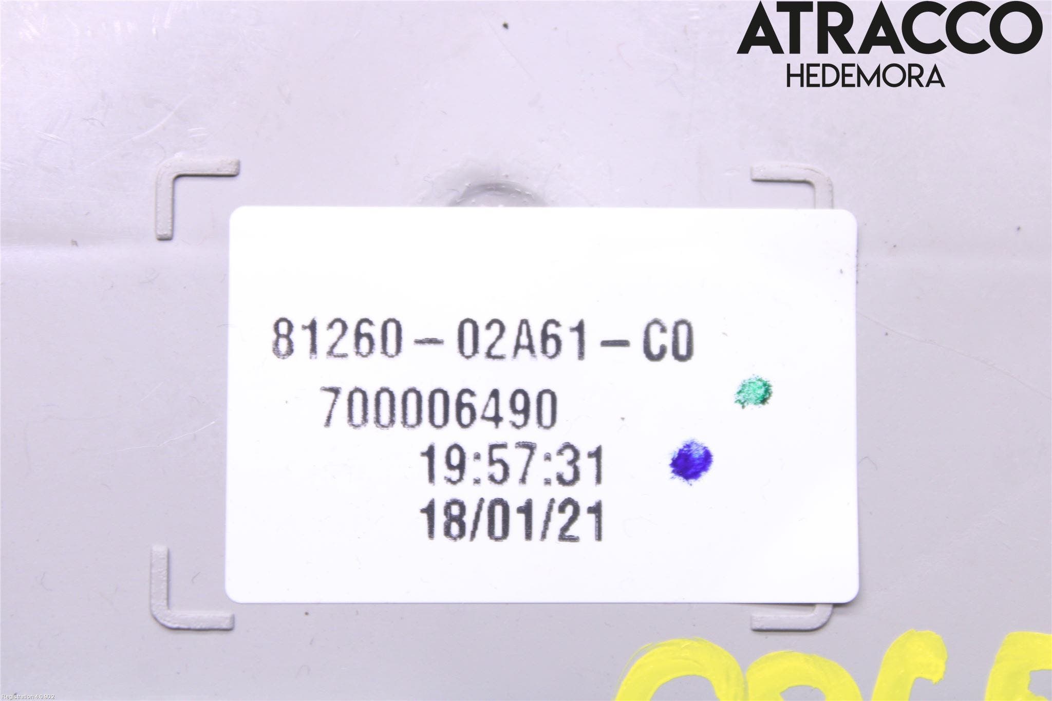 Toyota COROLLA 19- Innerbelysning