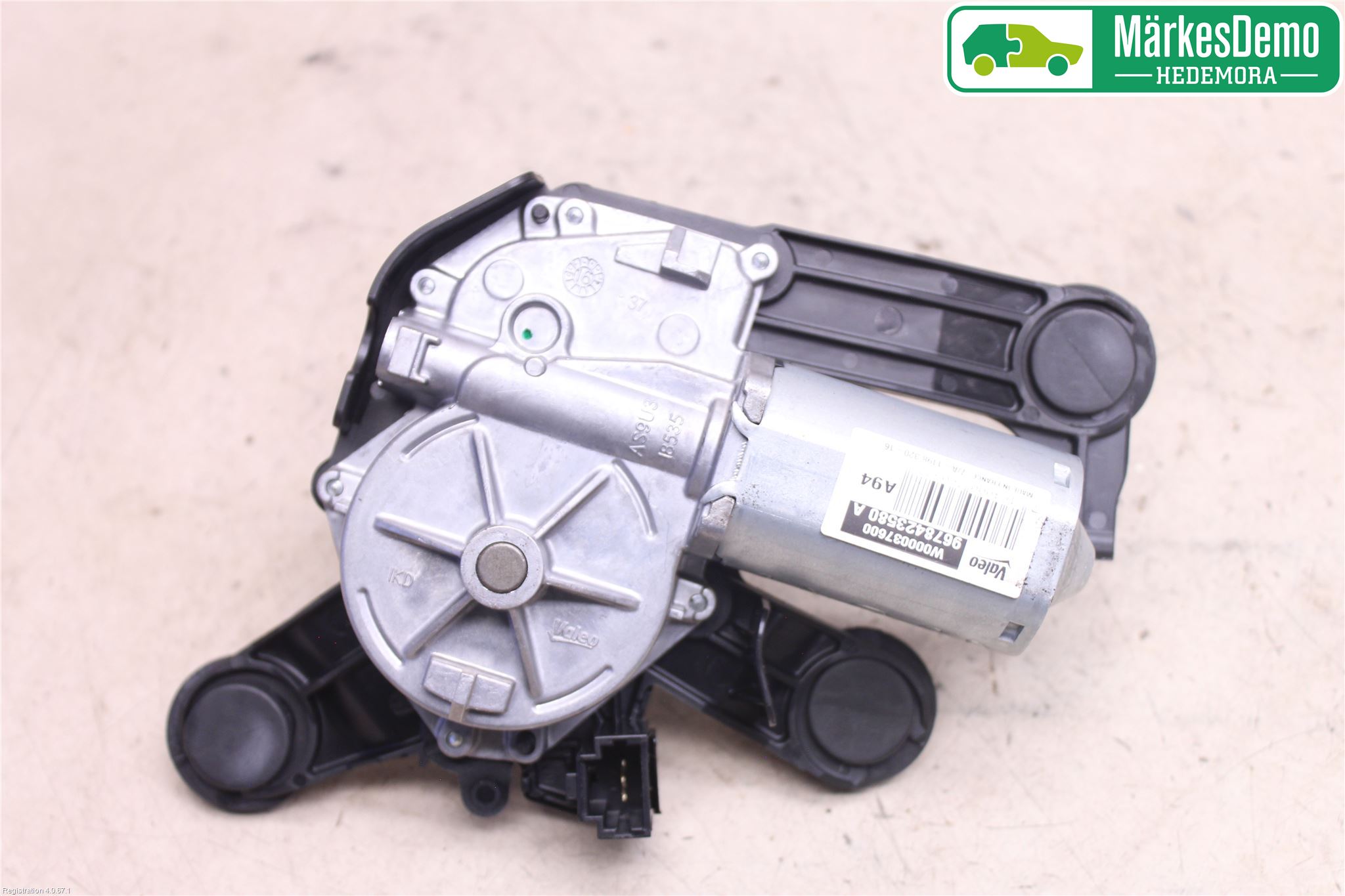 Peugeot 2008 13-20 Torkarmotor Baklucka