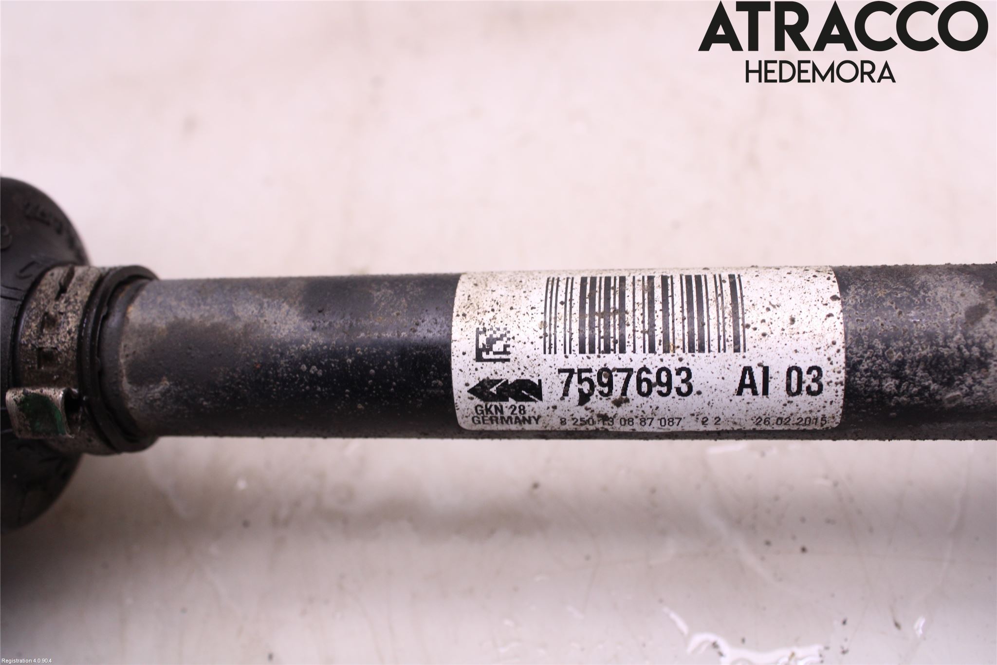 BMW 3 GT F34 13-19 Drivaxel Fram Vänster