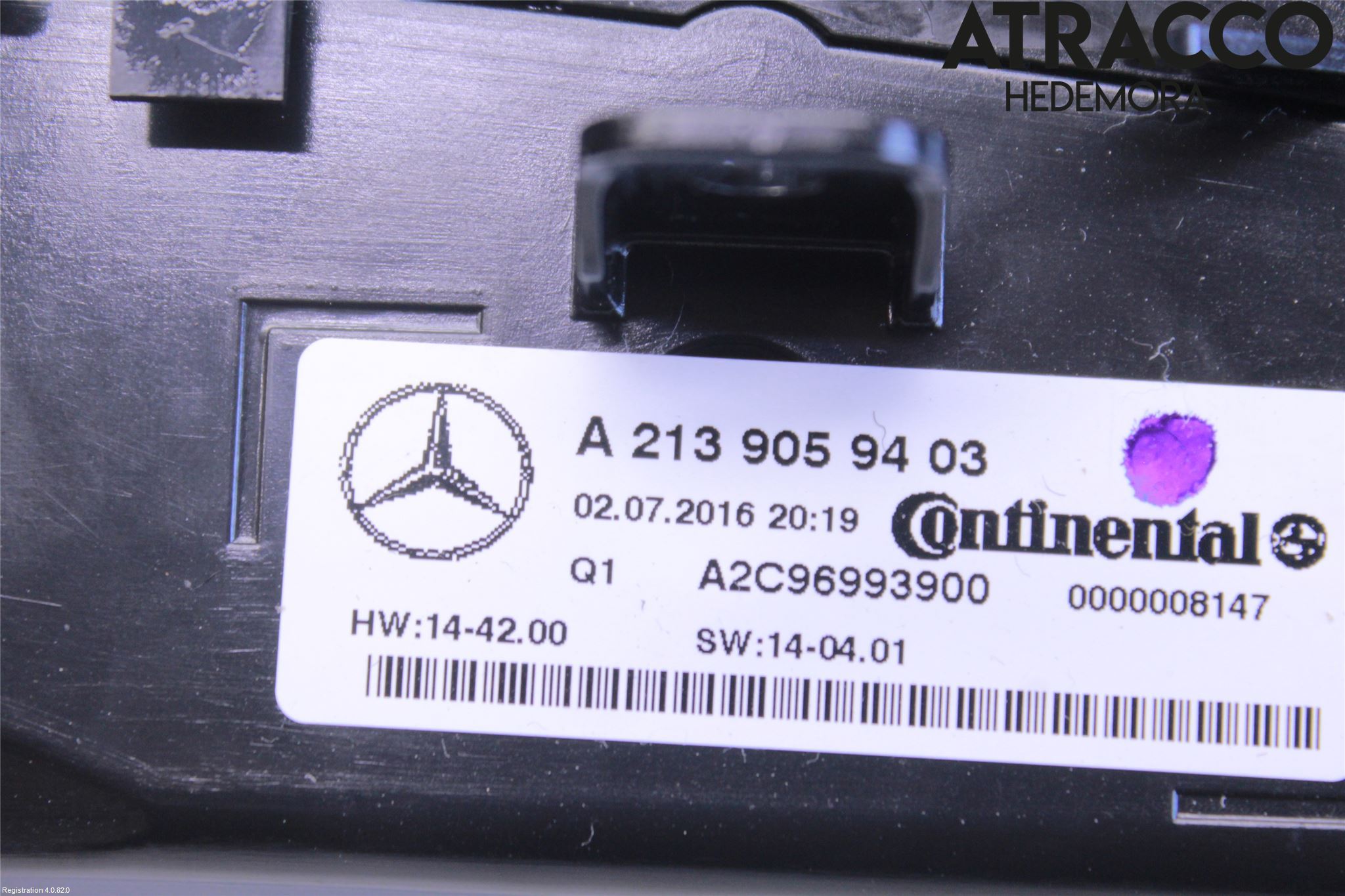 Mercedes-Benz MB E-KLASS (W213) 16-23 Ac Styrenhet Ac Manöveren