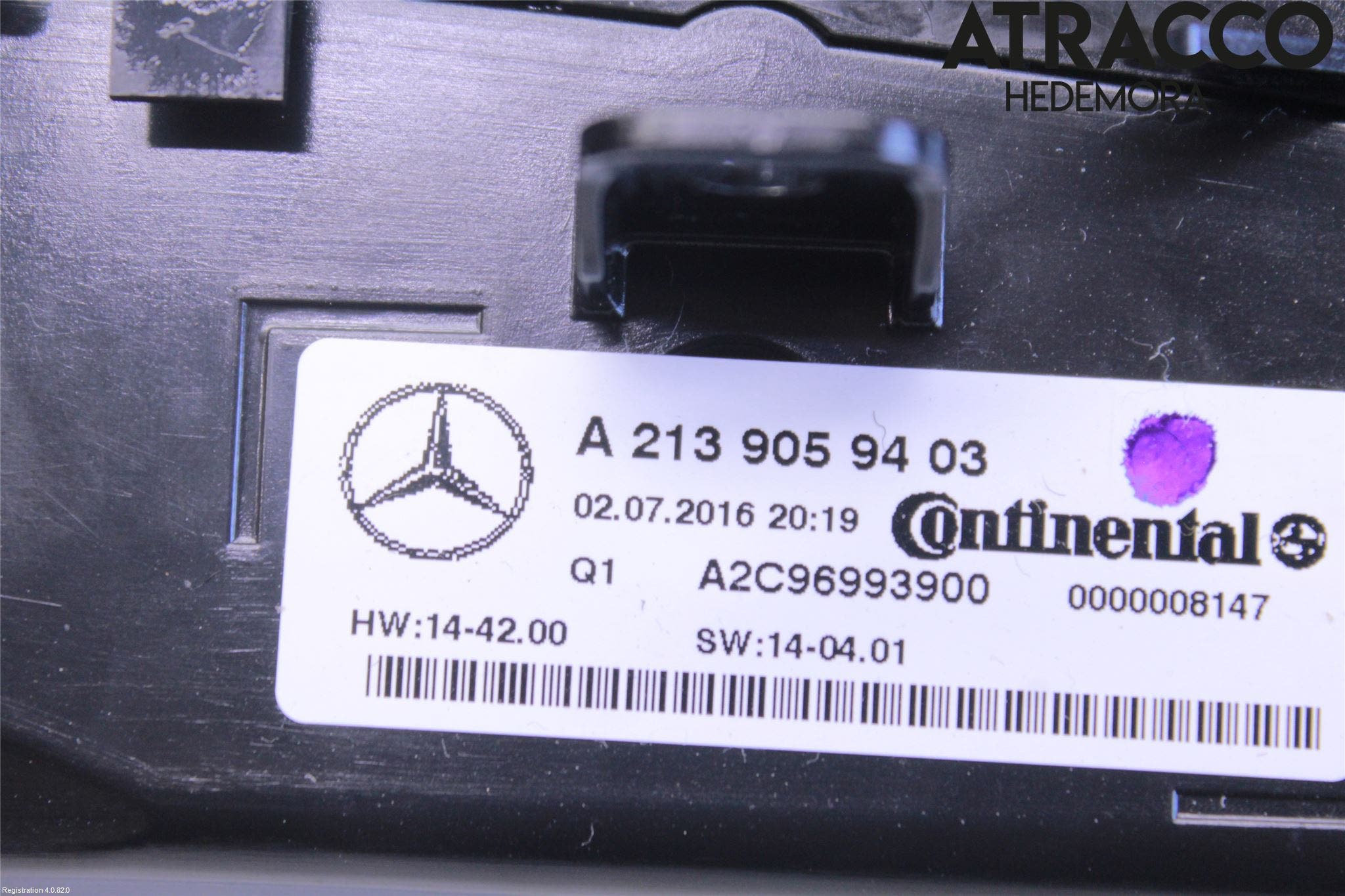 Mercedes-Benz MB E-KLASS (W213) 16-23 Ac Styrenhet Ac Manöveren