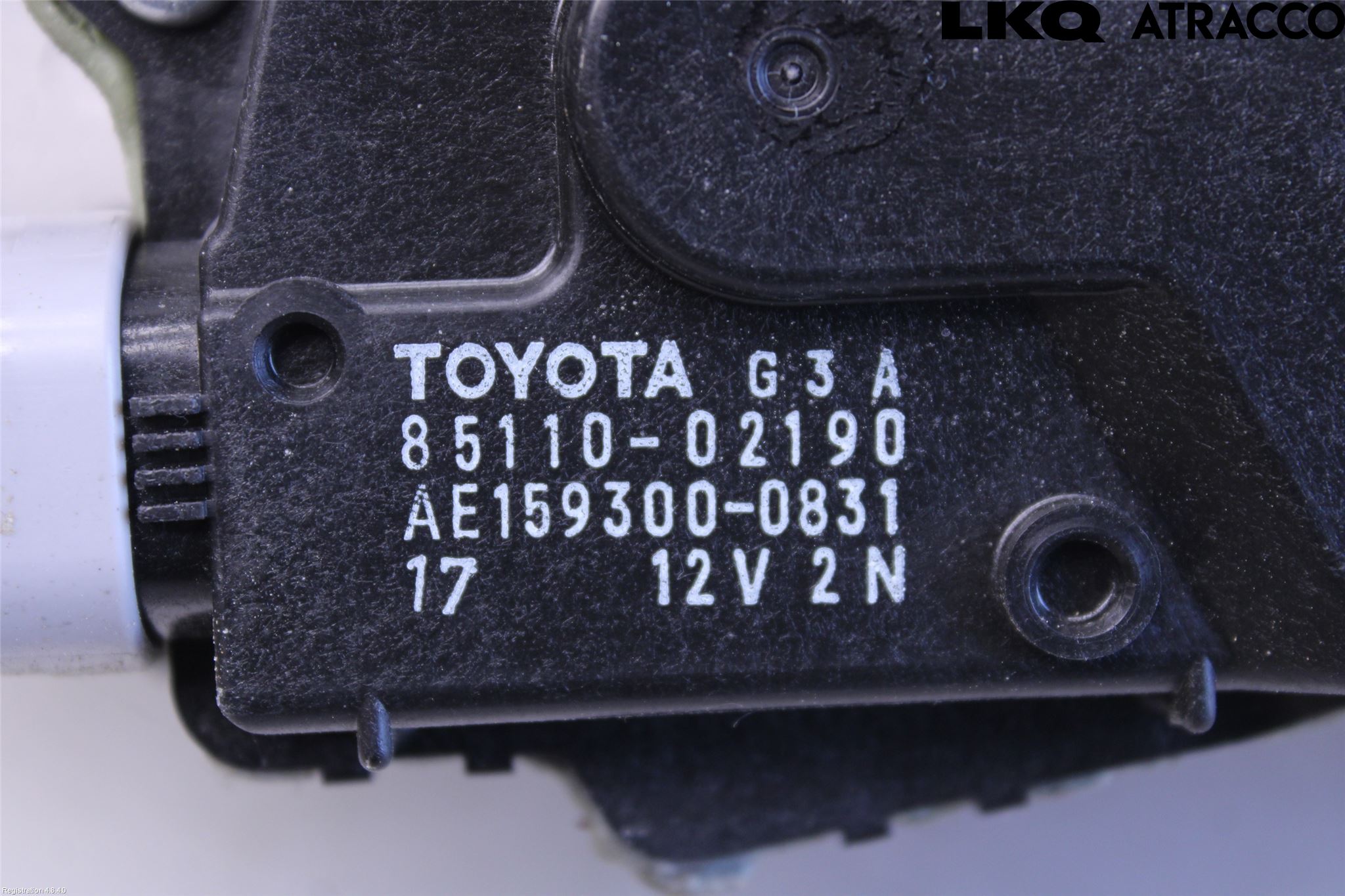 Toyota AURIS 10-12 Torkarmekanism Vindruta