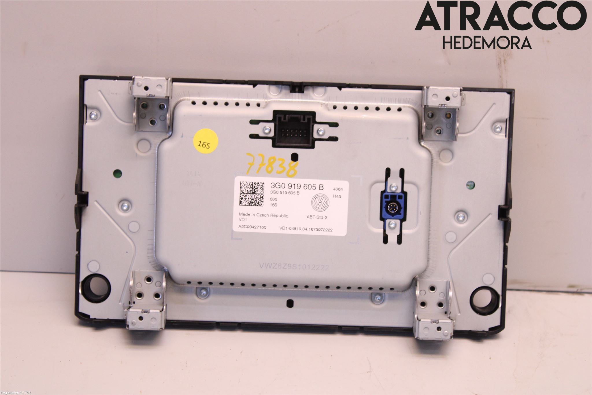 Volkswagen VW PASSAT 15-19 Multifunktionsdisplay