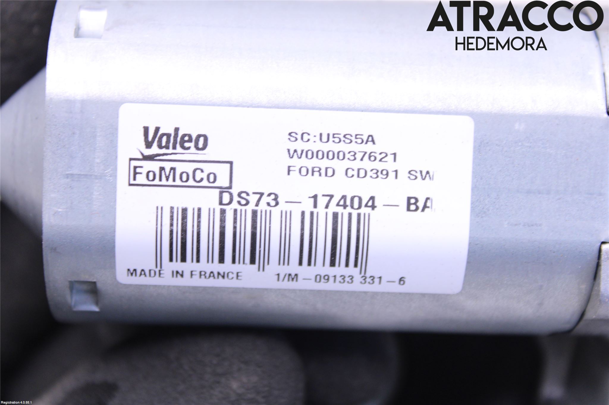 Ford MONDEO 15-22 Torkarmotor Baklucka
