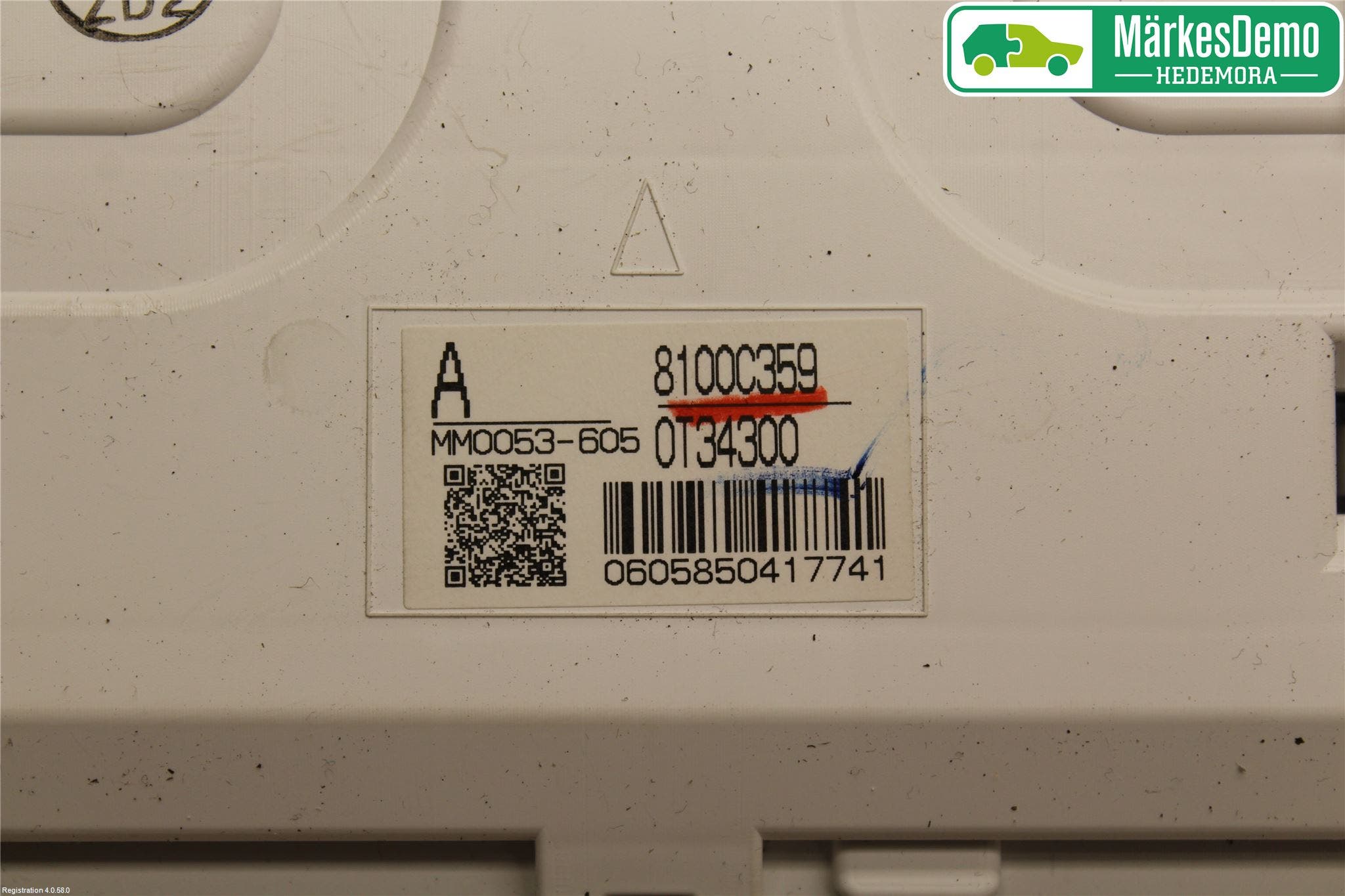 Mitsubishi ASX 10-22 Instrument Komb