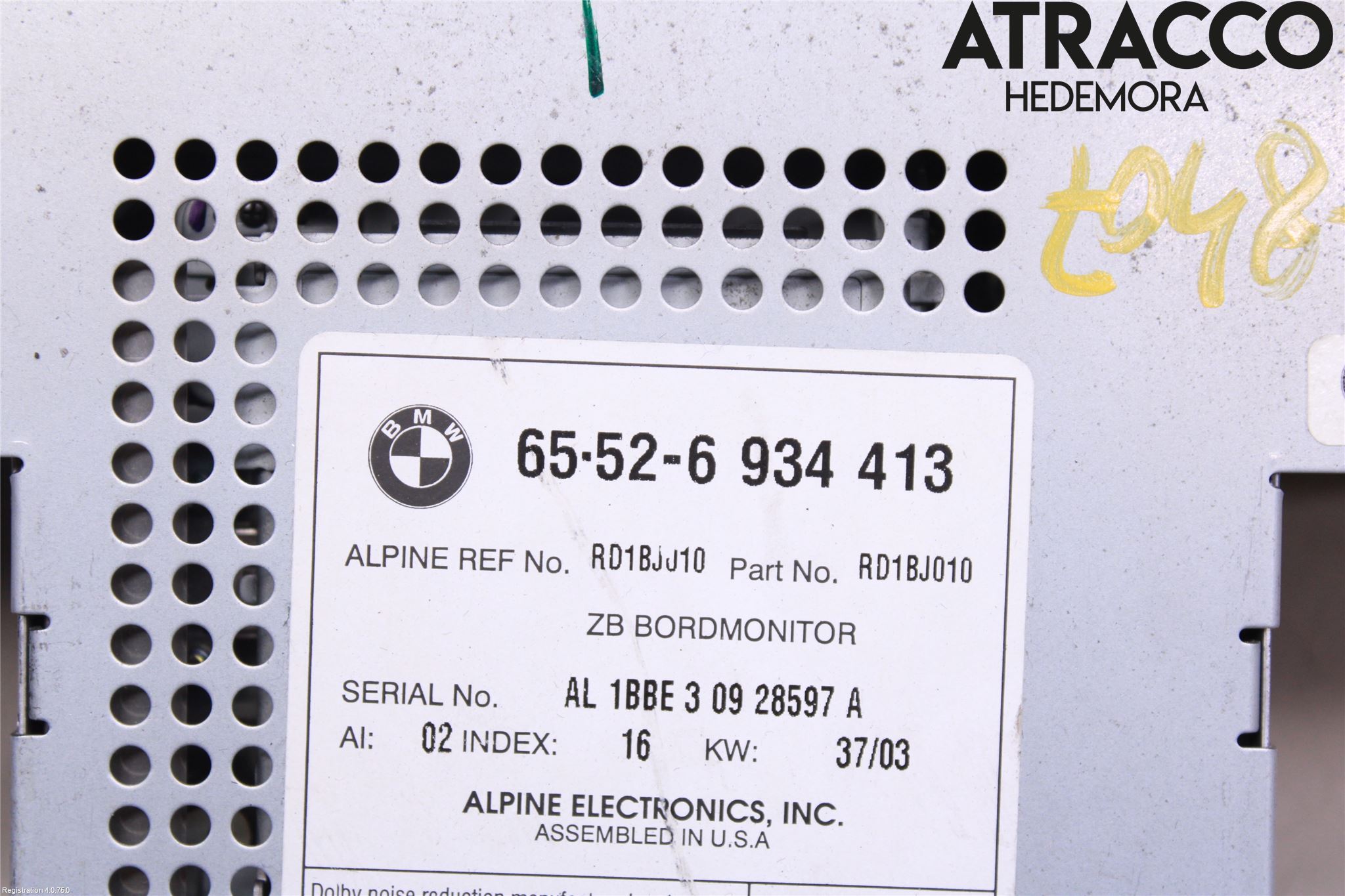 BMW X5 E53     99-06 Cd Radio - Multimediapanel