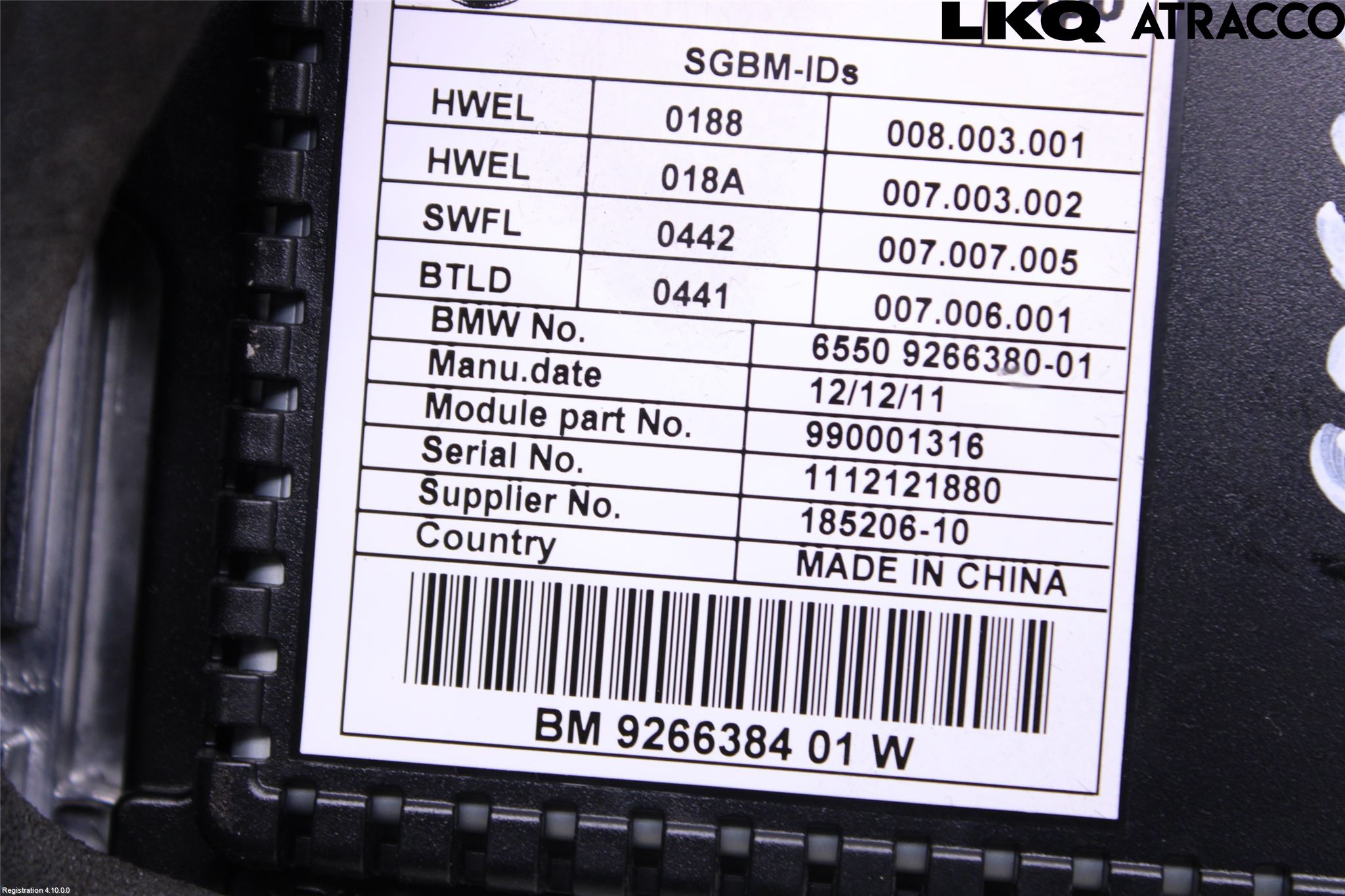 BMW 5 F10/F11/F18 09-17 Multifunktionsdisplay