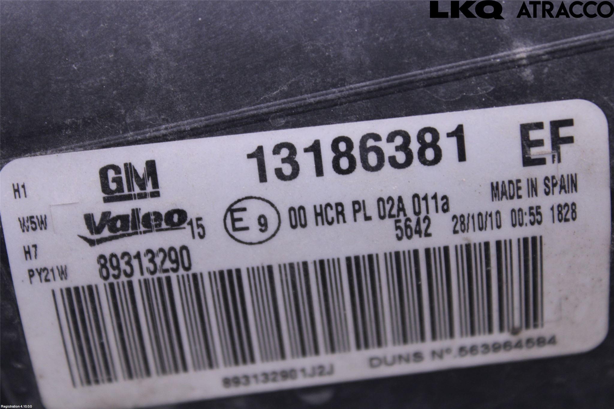 Opel CORSA D 07-14 Strålkastare Höger