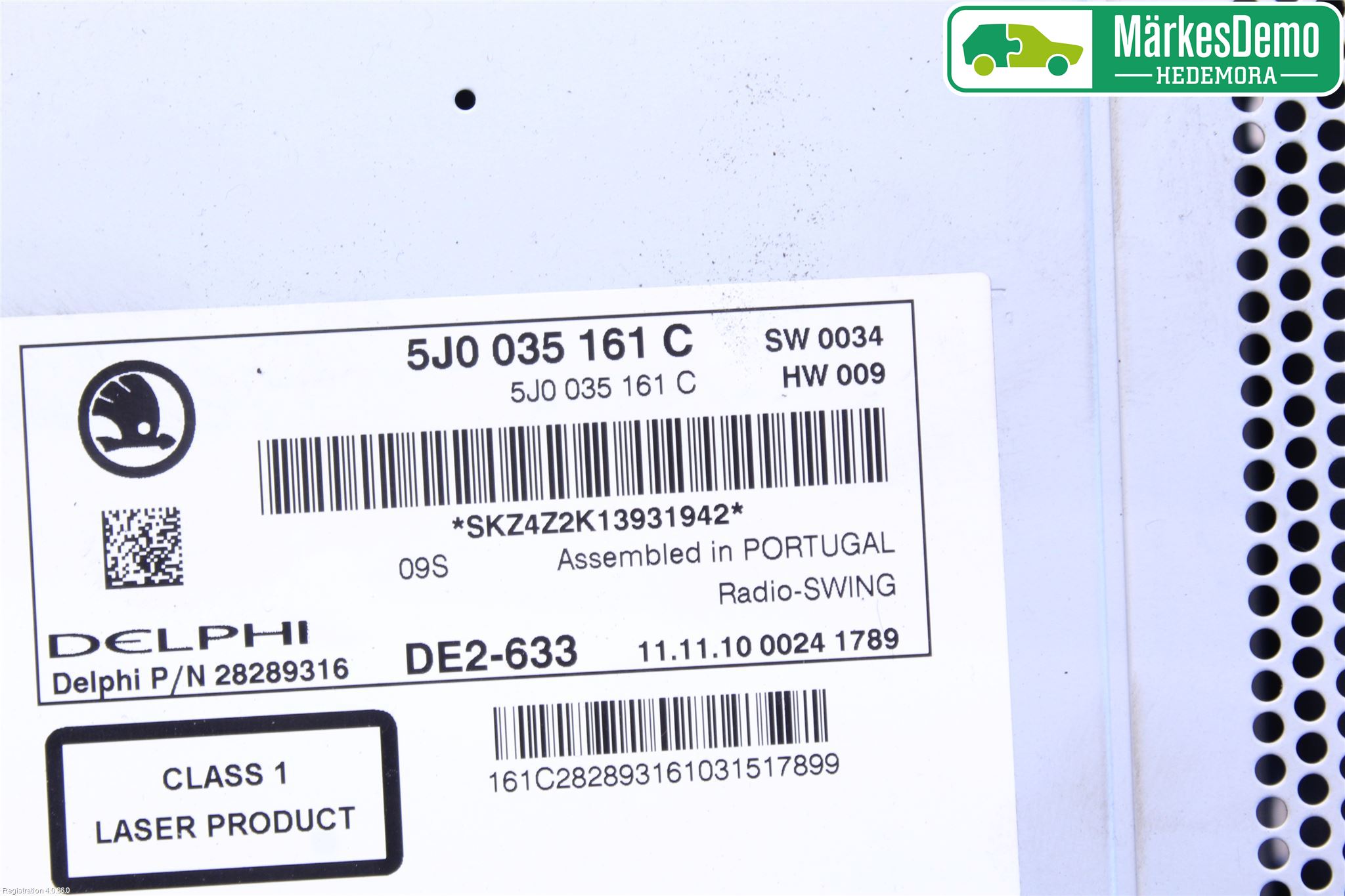 Skoda FABIA 07-14 Cd Radio - Multimediapanel