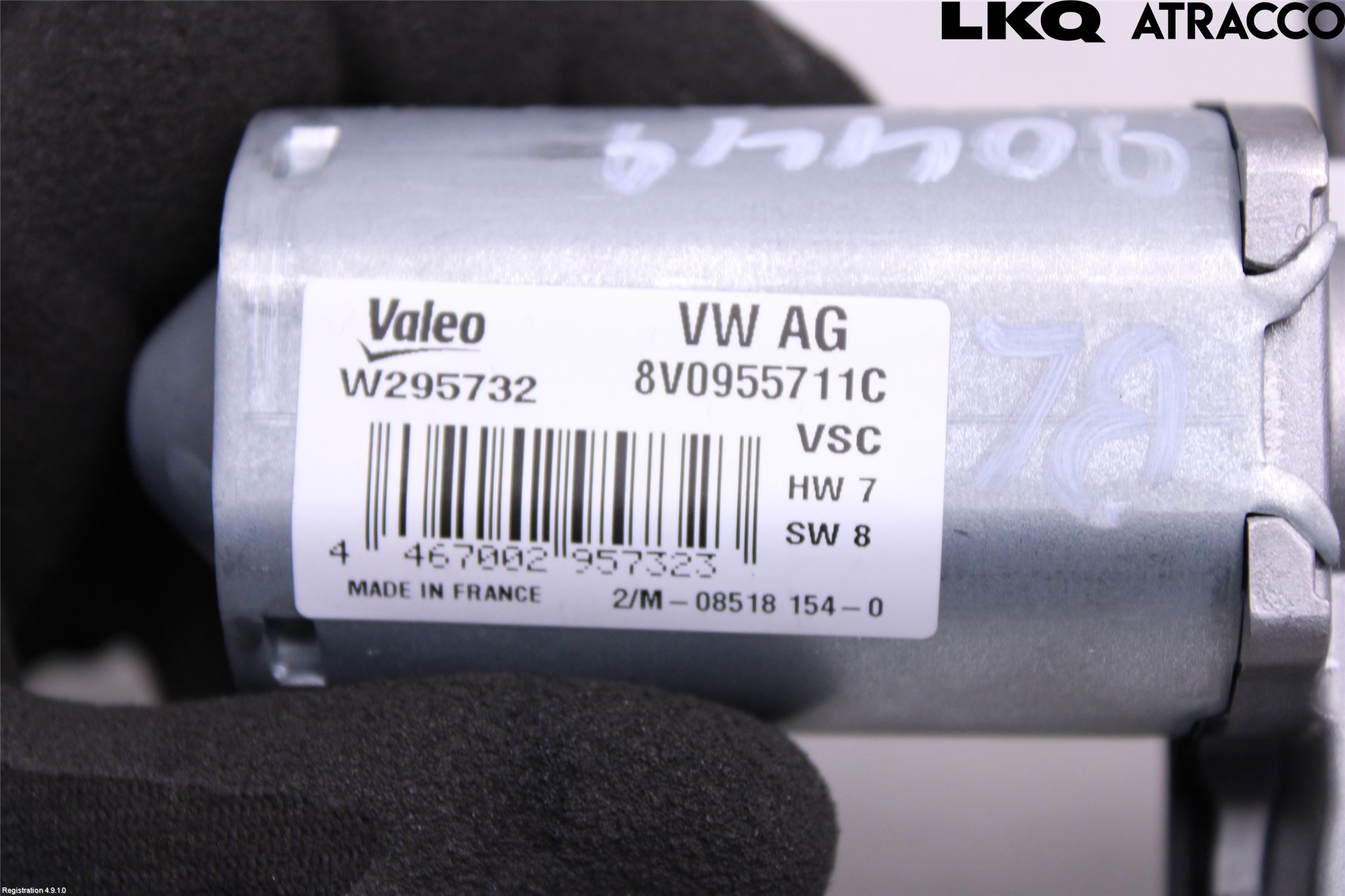 Audi A3/S3 8Y 21- Torkarmotor Baklucka