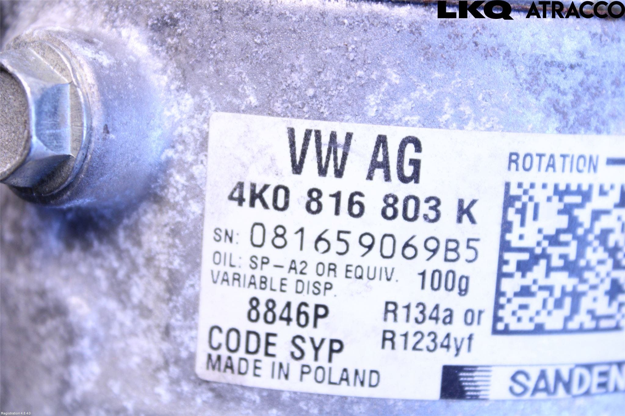 Audi A6 F2/C8 19- Ac Kompressor