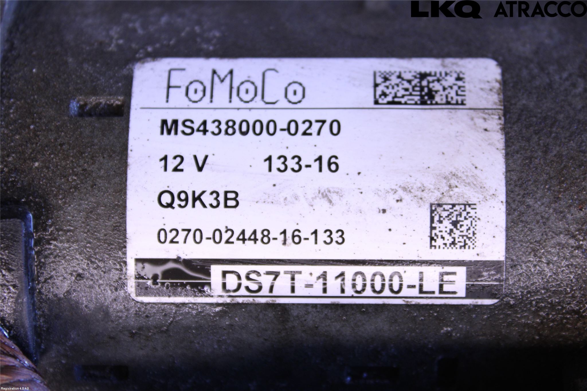 Ford S-MAX 15- Startmotor Diesel