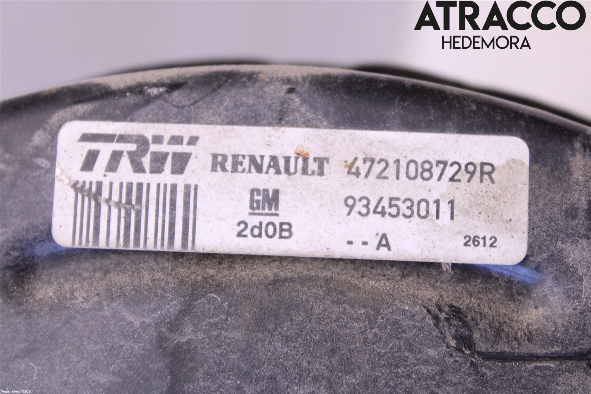 Renault TRAFIC/E-TECH 15- Bromsservo