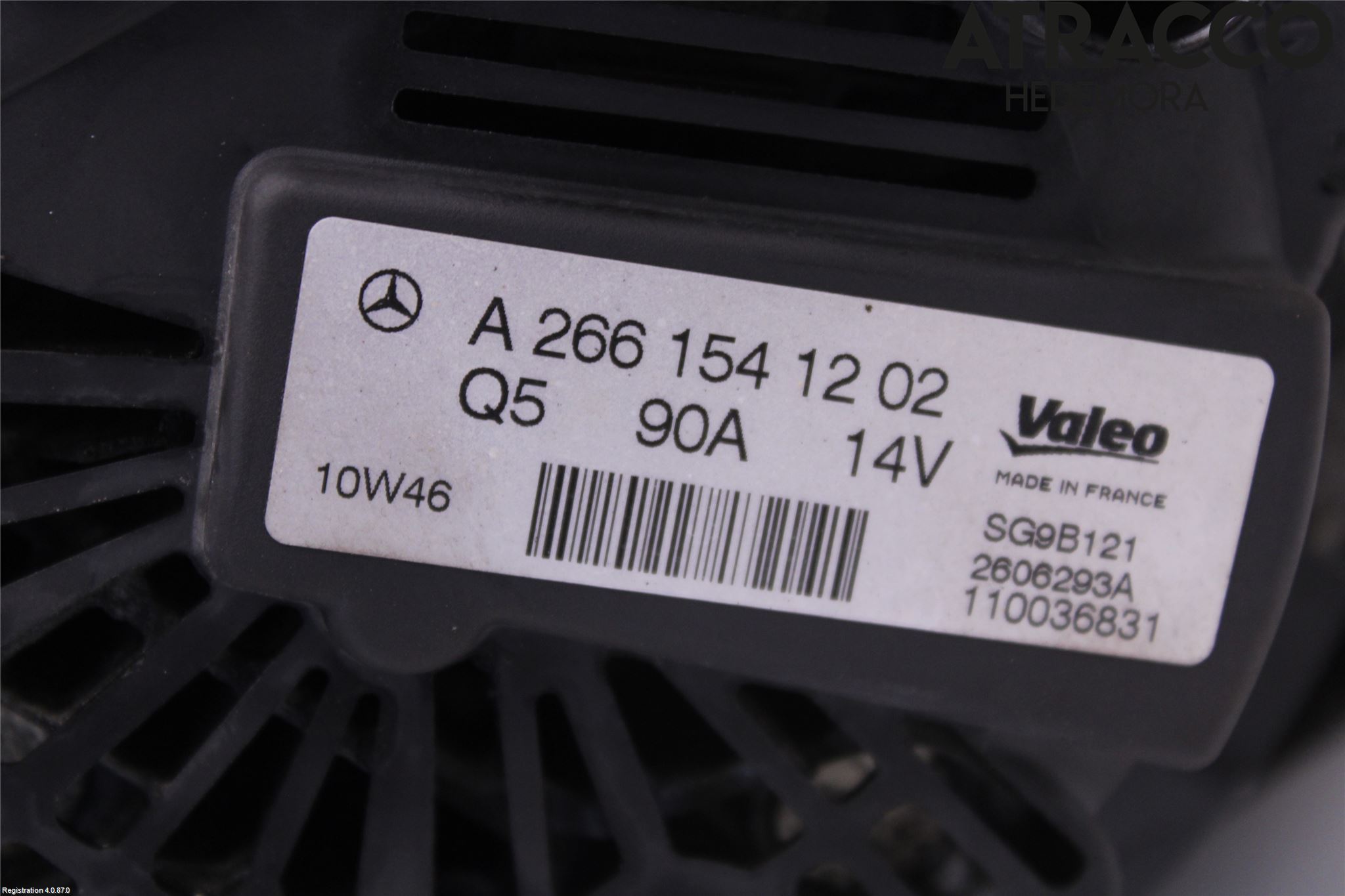 Mercedes-Benz MB B-KLASS (W245) 05-12 Generator