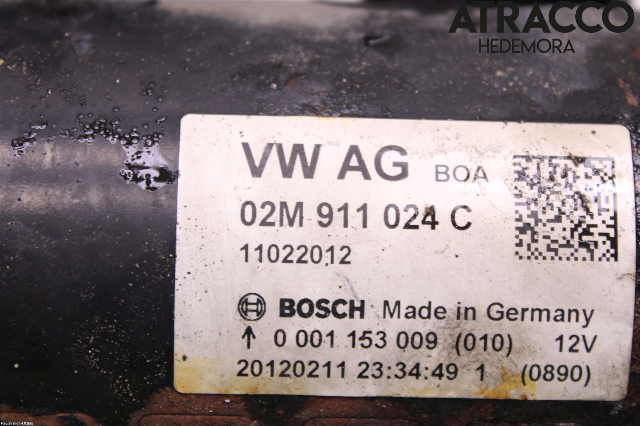 Volkswagen VW PASSAT 11-14 Startmotor Diesel