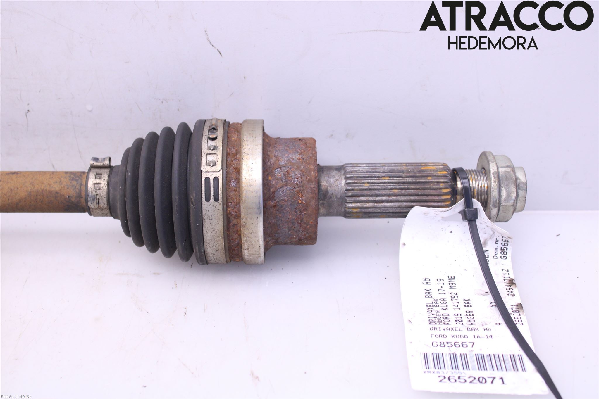 Ford KUGA 17-19 Drivaxel Bak Höger