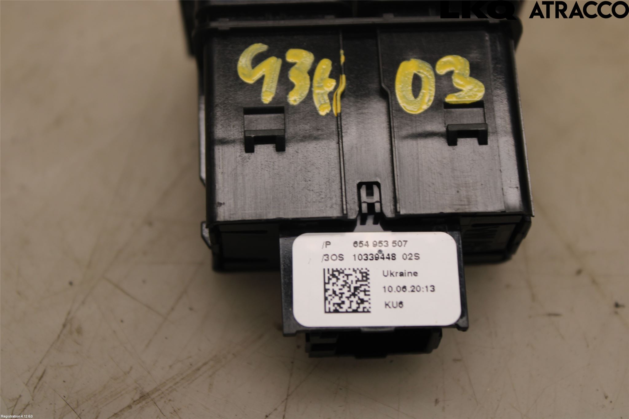 Skoda SCALA 19- Strömställare Varnings