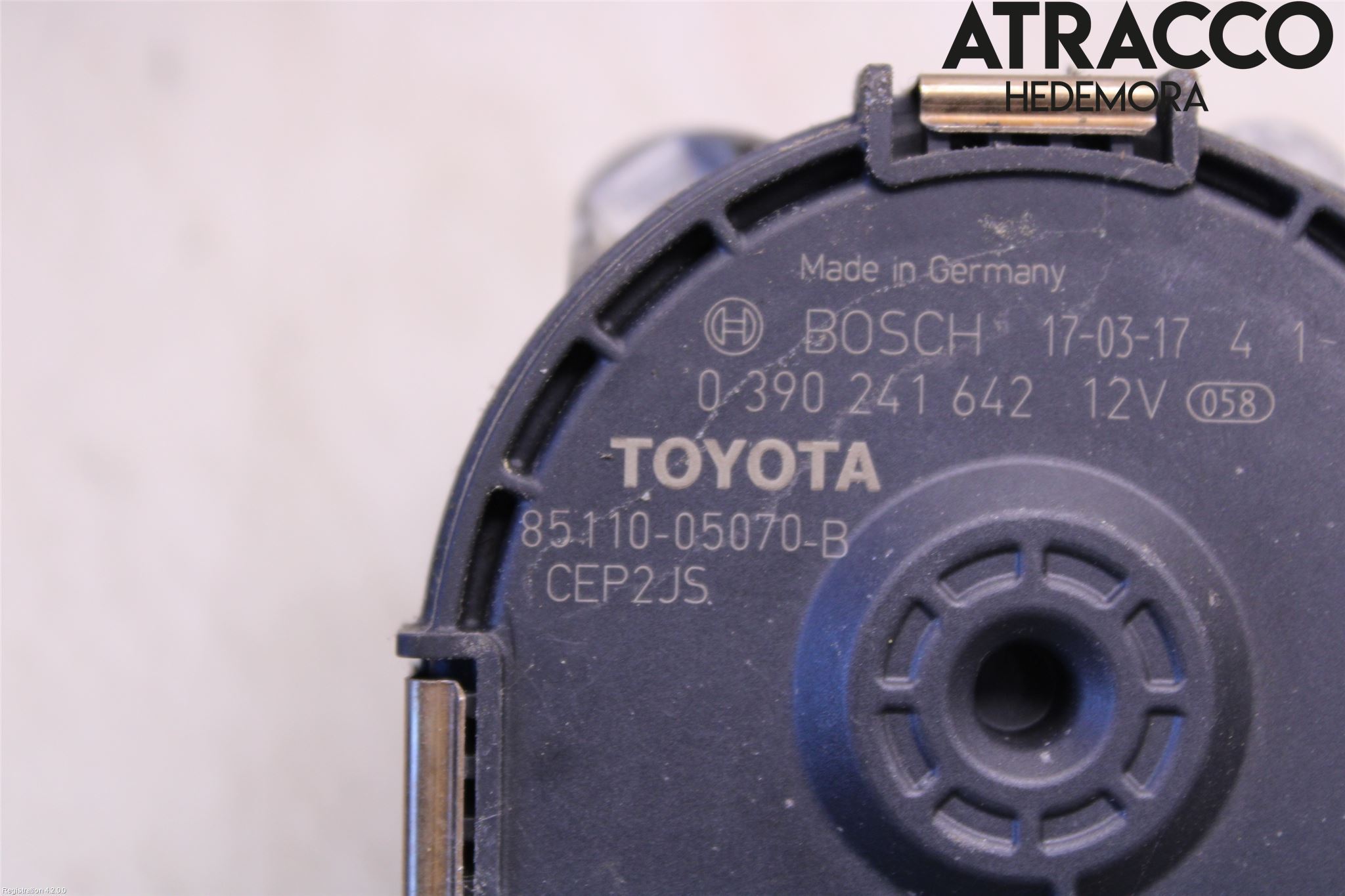 Toyota AVENSIS 16-18 Torkarmotor Vindruta