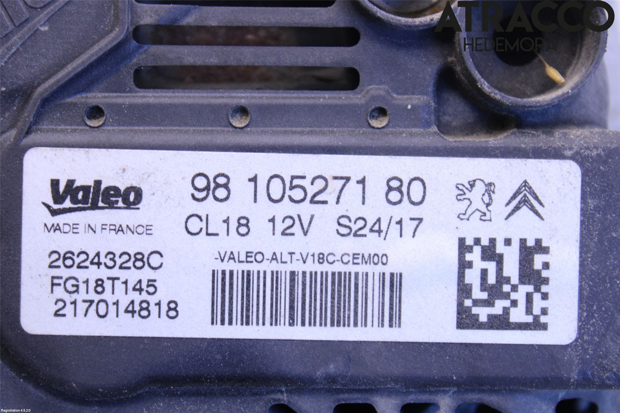 Peugeot PARTNER 16-18 Generator