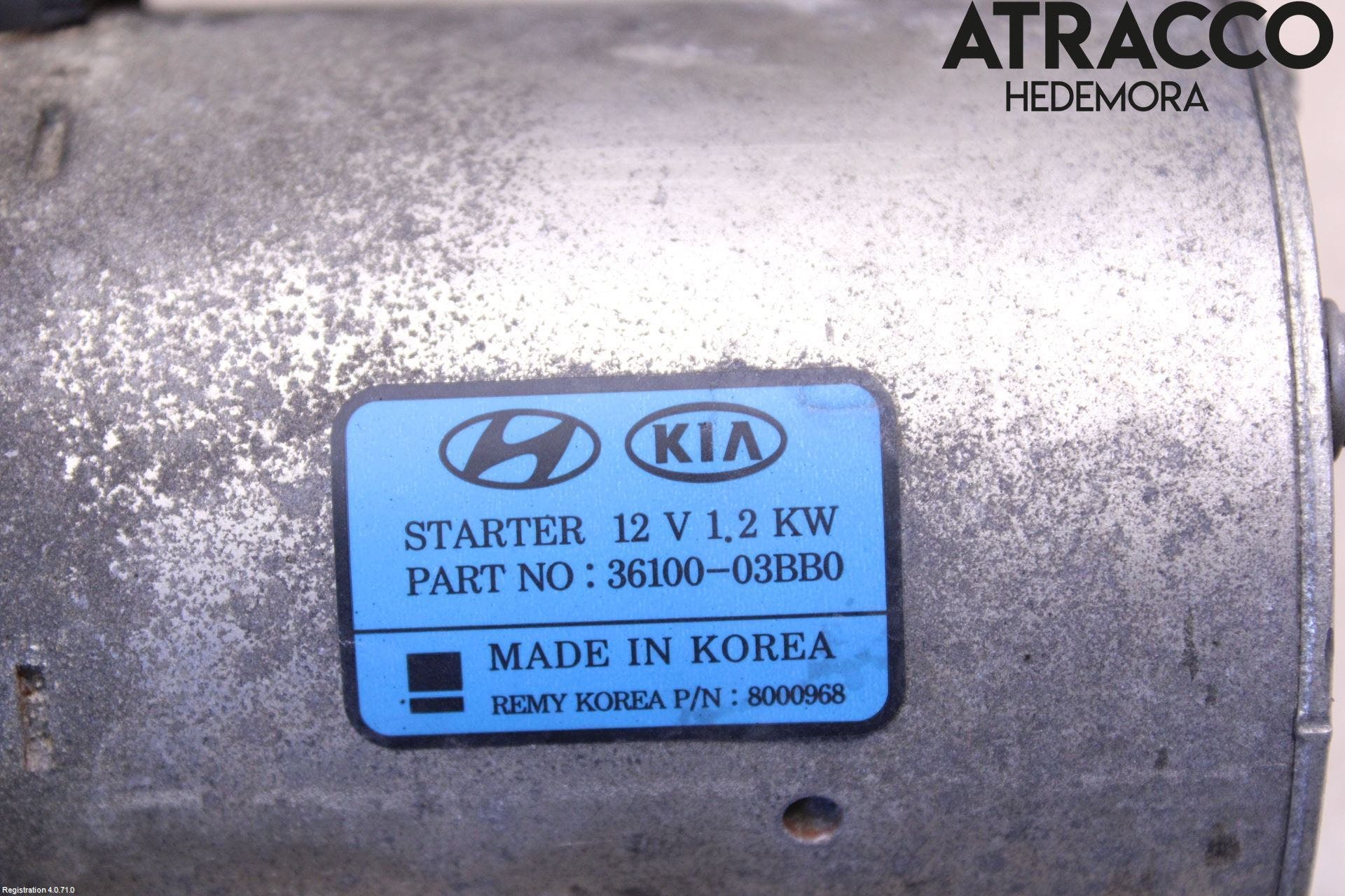 Kia RIO 12-16 Startmotor