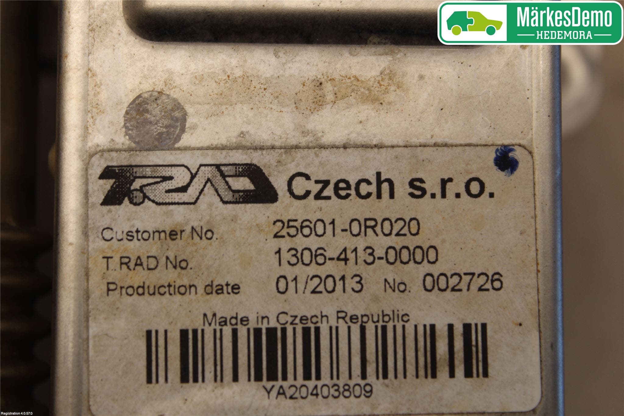 Toyota AVENSIS 09-15 Avgaskylare