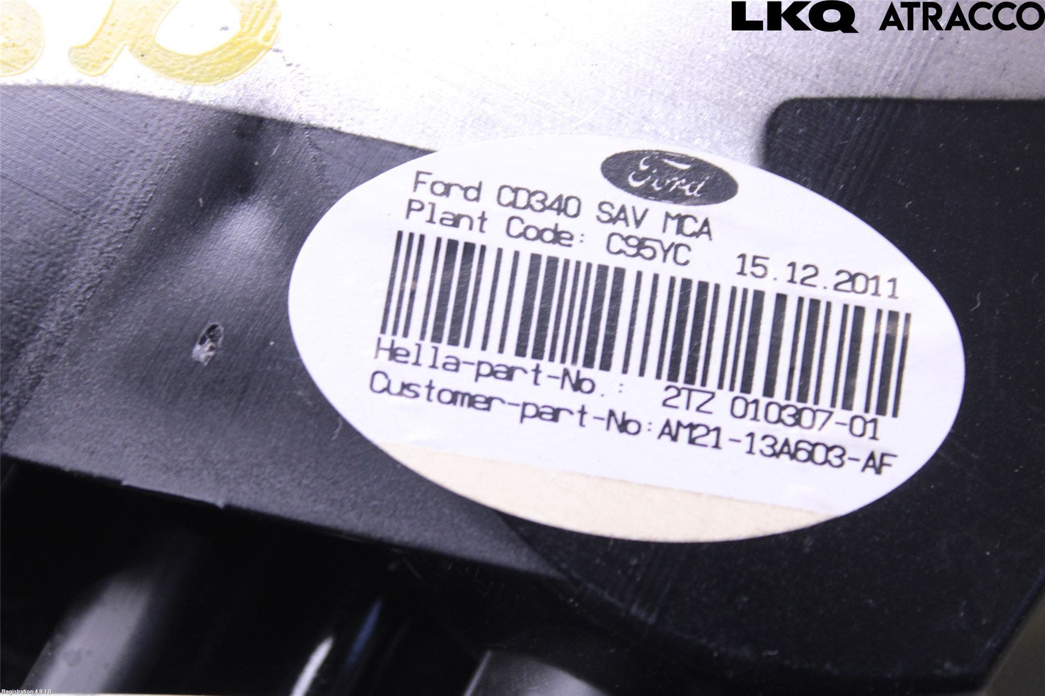 Ford S-MAX 06-15 Bakljus Lucka Vä