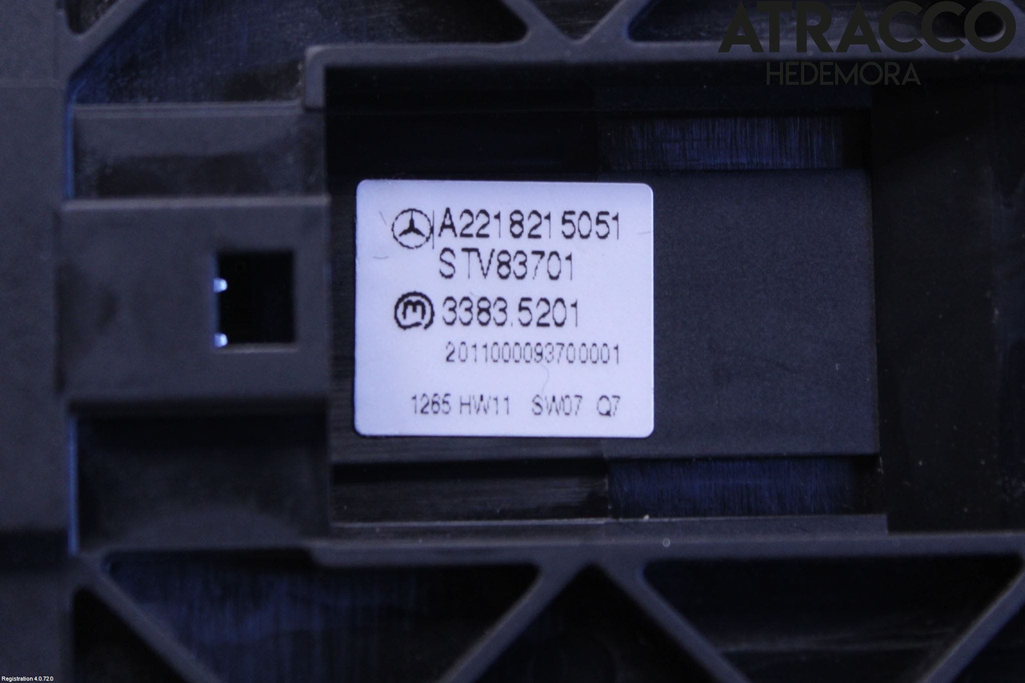 Mercedes-Benz MB S-KLASS (W221) 05-13 Strömställare Elhiss