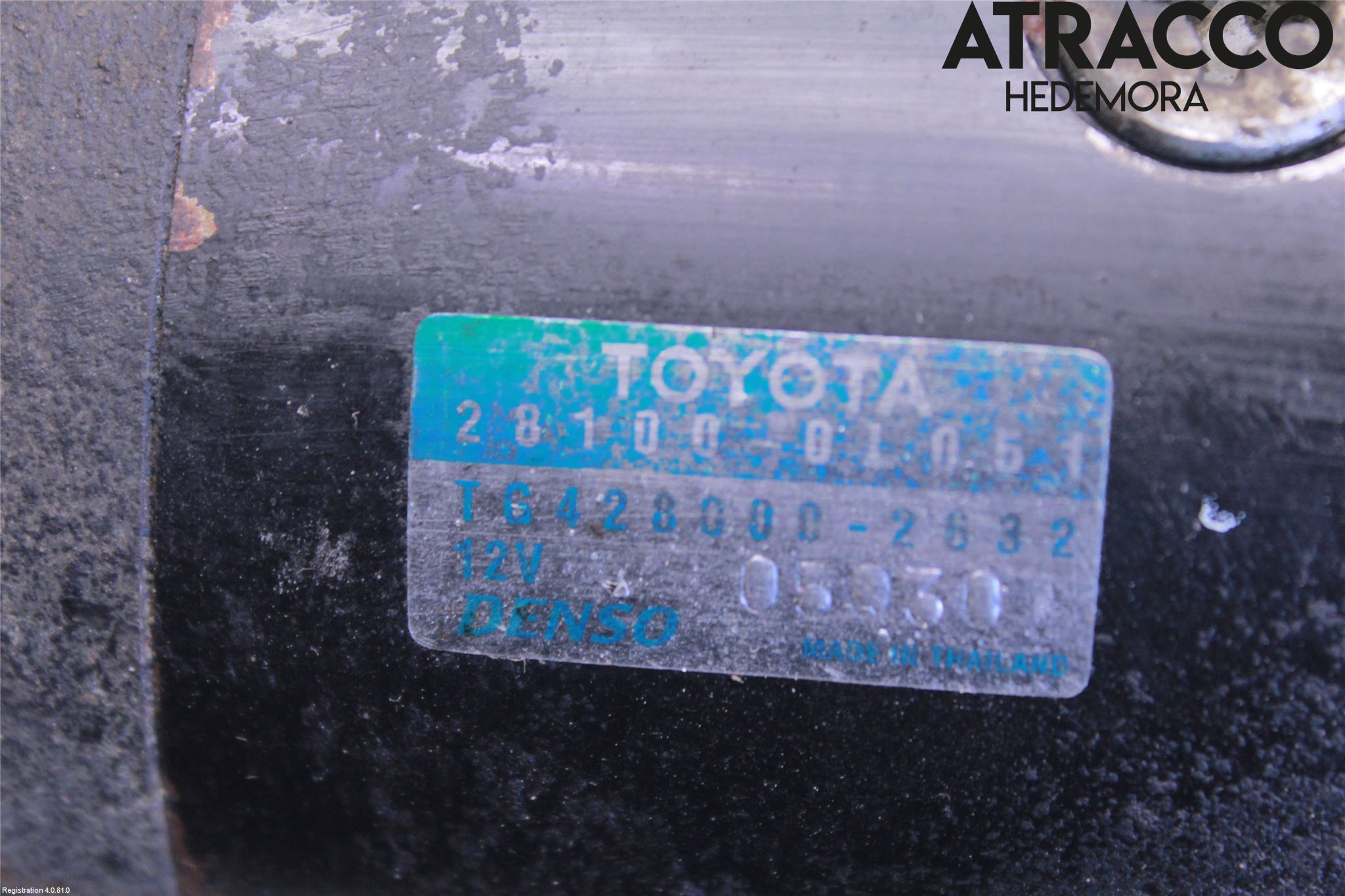 Toyota HILUX 05-16 Startmotor Diesel