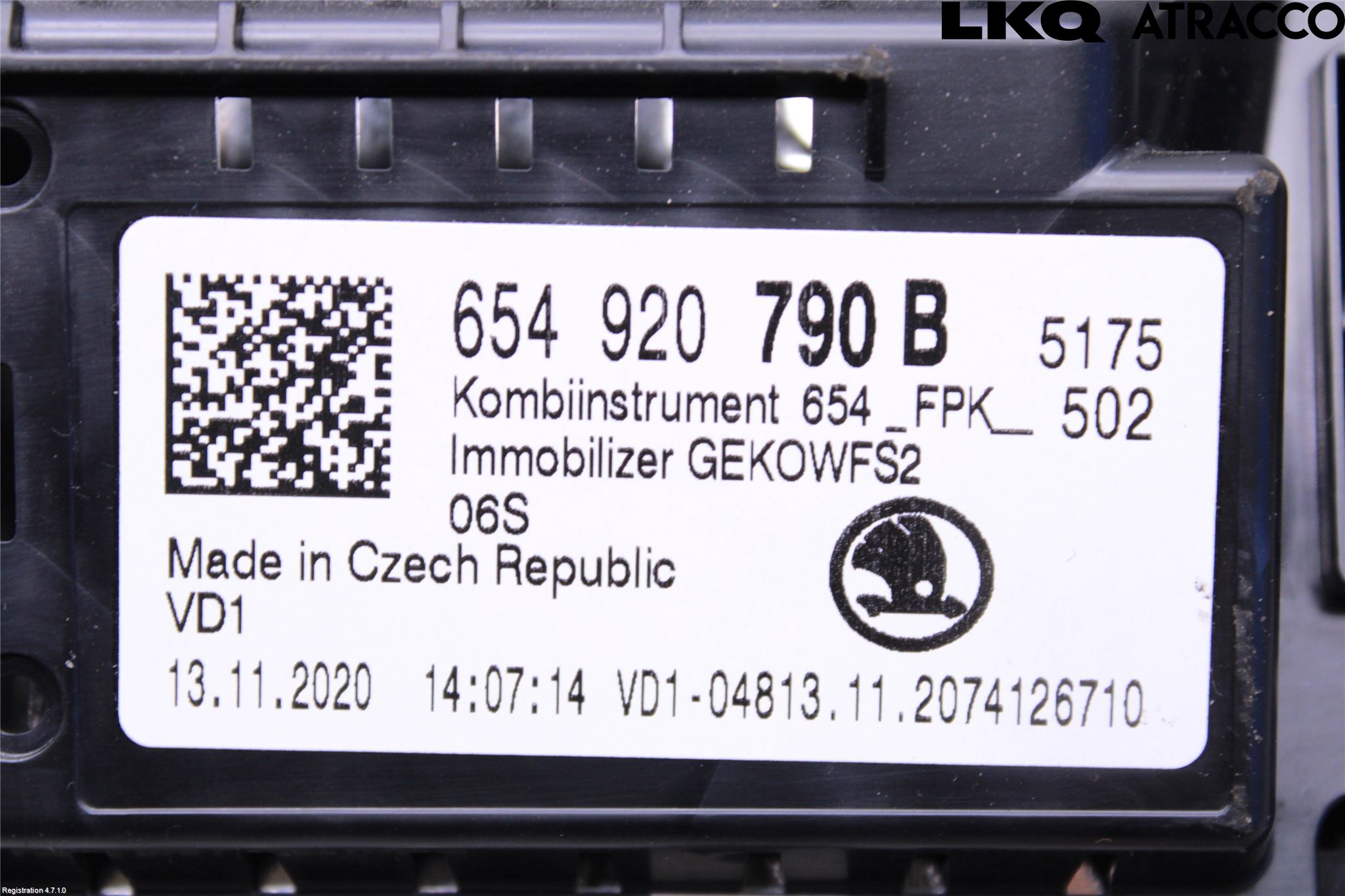 Skoda SCALA 19- Instrument Komb