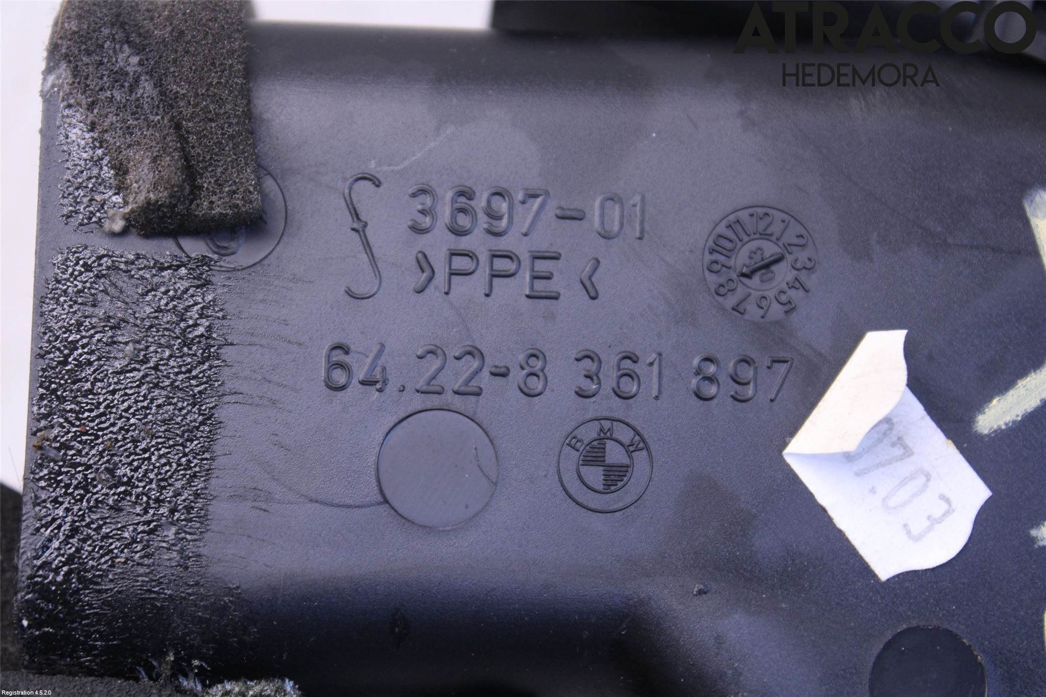 BMW 3 E46      98-05 Defrosterkanal-Munstycke