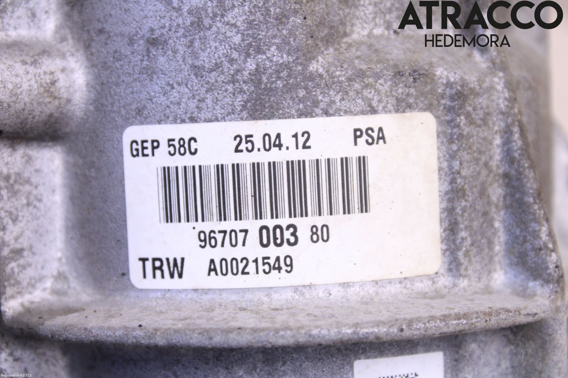 Peugeot 3008 09-16 Styrservo Pump Elektrisk