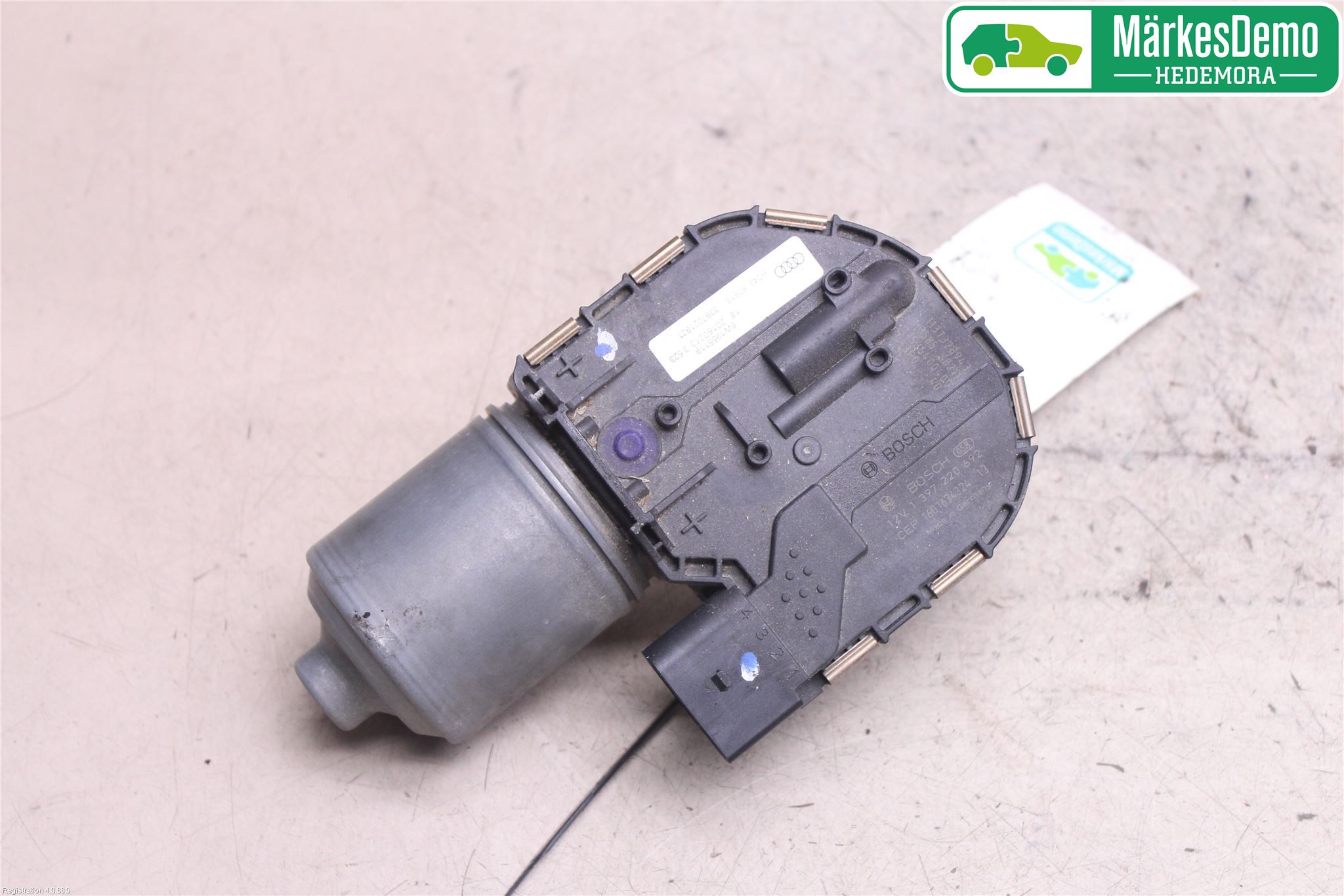 Audi A4/S4 B9 16-19 Torkarmotor Vindruta
