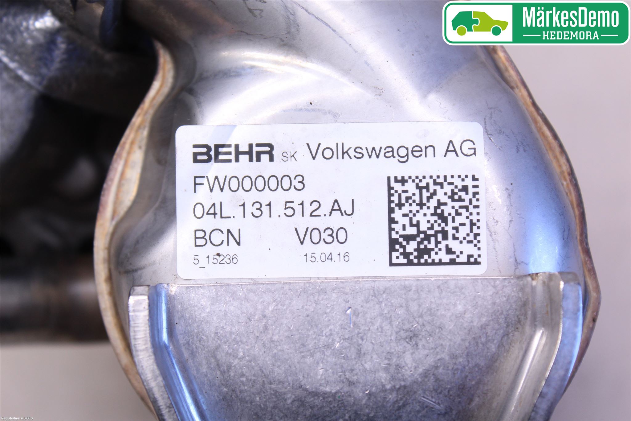 Volkswagen VW CADDY 16-20 Avgaskylare